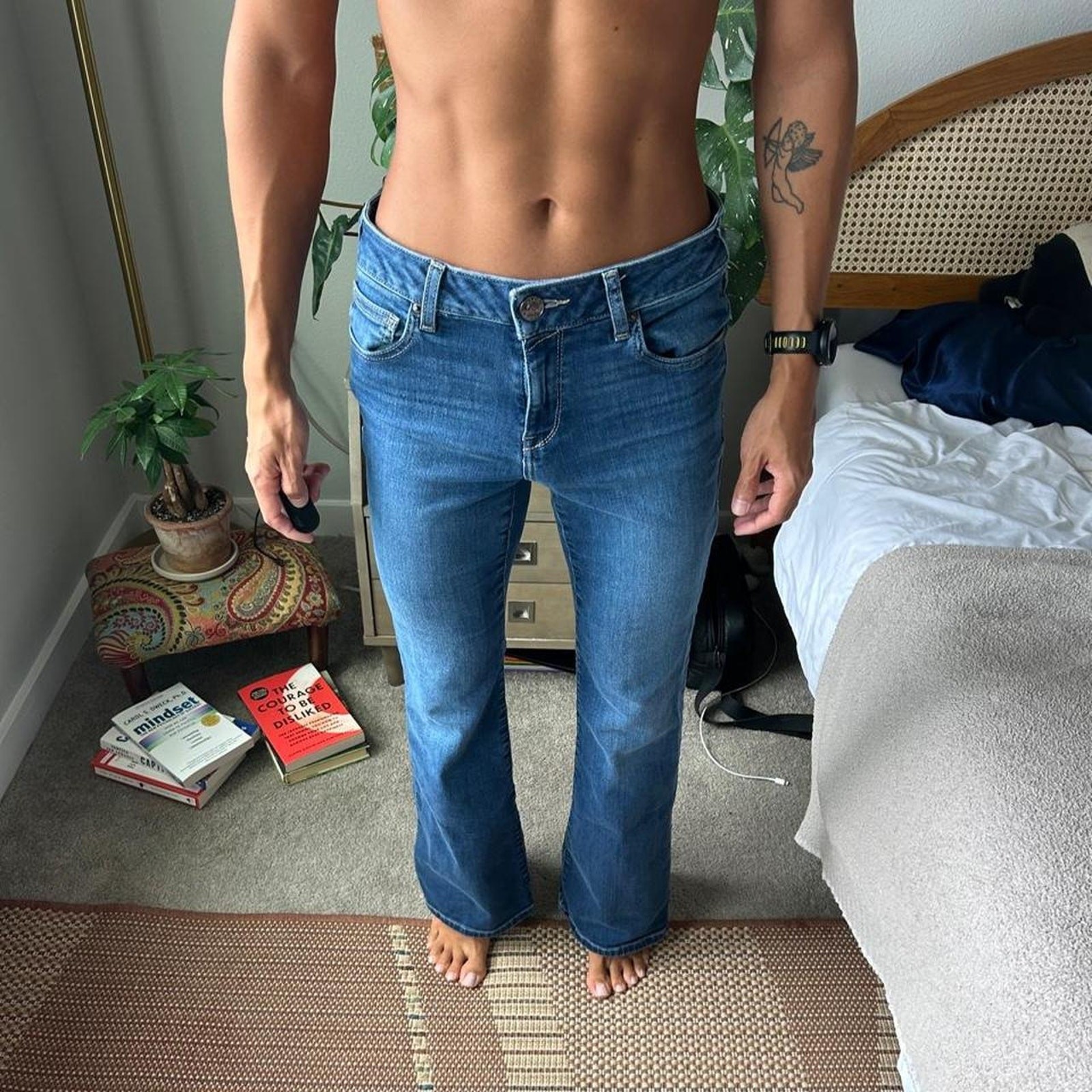 Ariat perfect rise flare jeans 28R