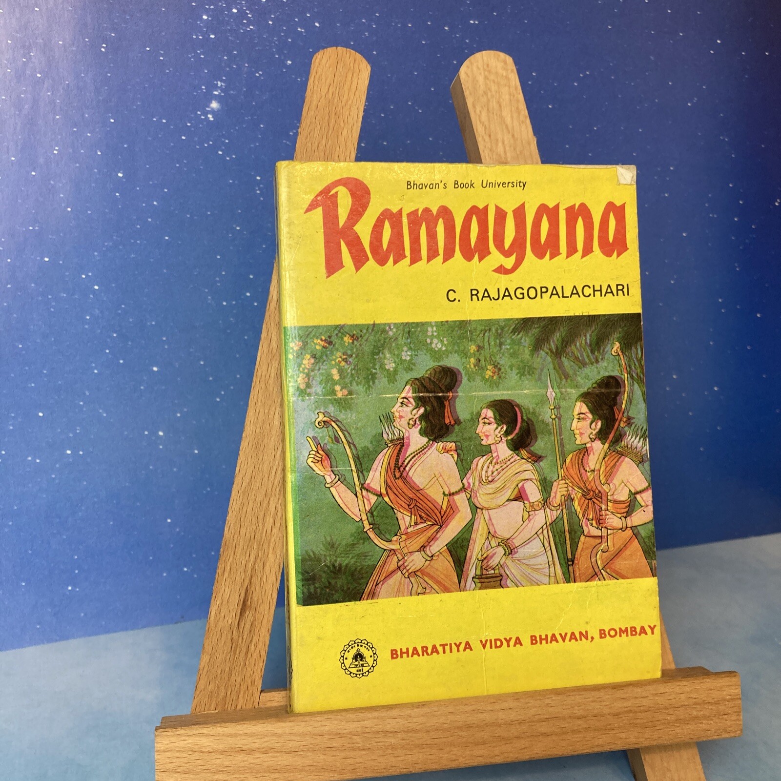 RAMAYANA~by C. RAJAGOPALACHARI~Vintage~1990~27th Edition~Bharatiya Vidya Bhavan