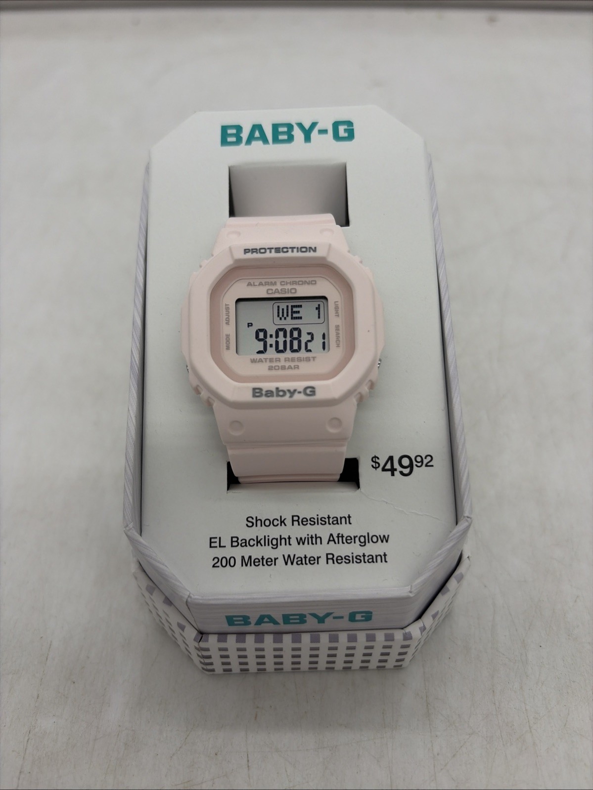 Casio Baby-G Digital Beige Pink Resin Strap Quartz BGD-565U-4 100M Women\'s Watch Casio Baby-G Digital Beige Pink Resin Strap Quartz BGD-565U-4 100M Women\'s Watch