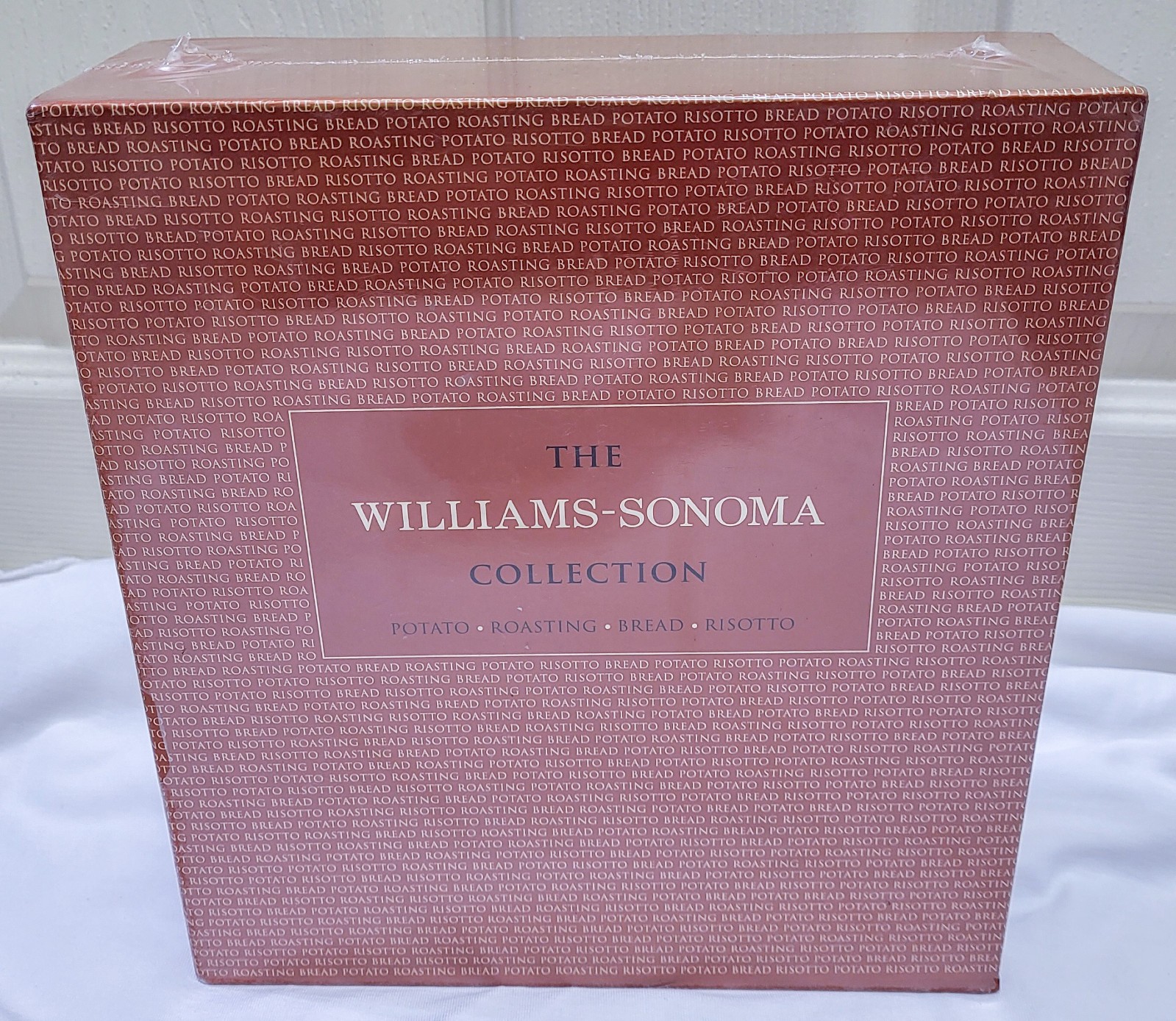 Williams Sonoma Collection 4 Book Box Set Bread Risotto Roasting Potato NEW Williams Sonoma Collection 4 Book Box Set Bread Risotto Roasting Potato NEW