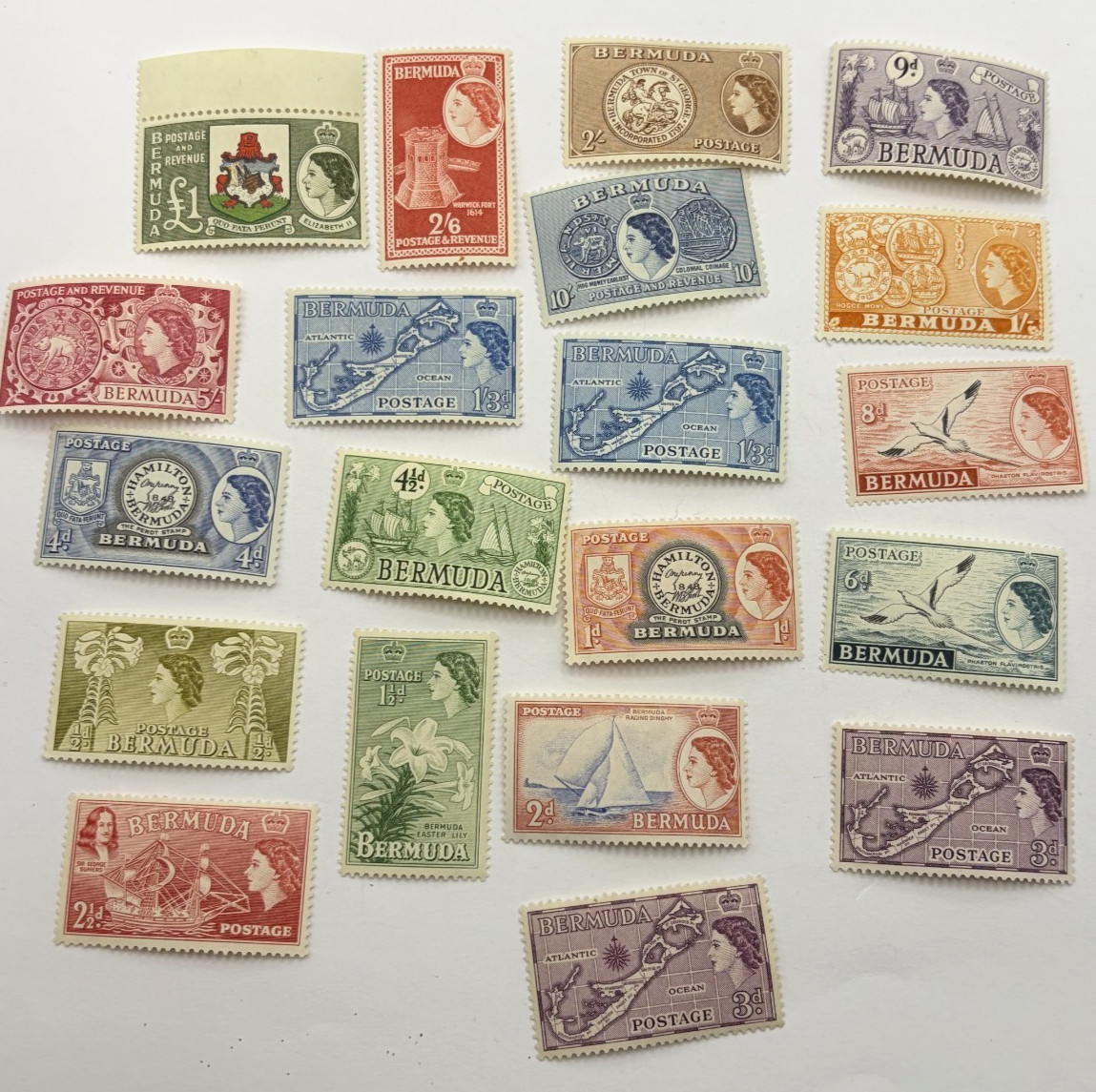 BERMUDA STAMP # 143 - 162 MNH COMPLETE SET