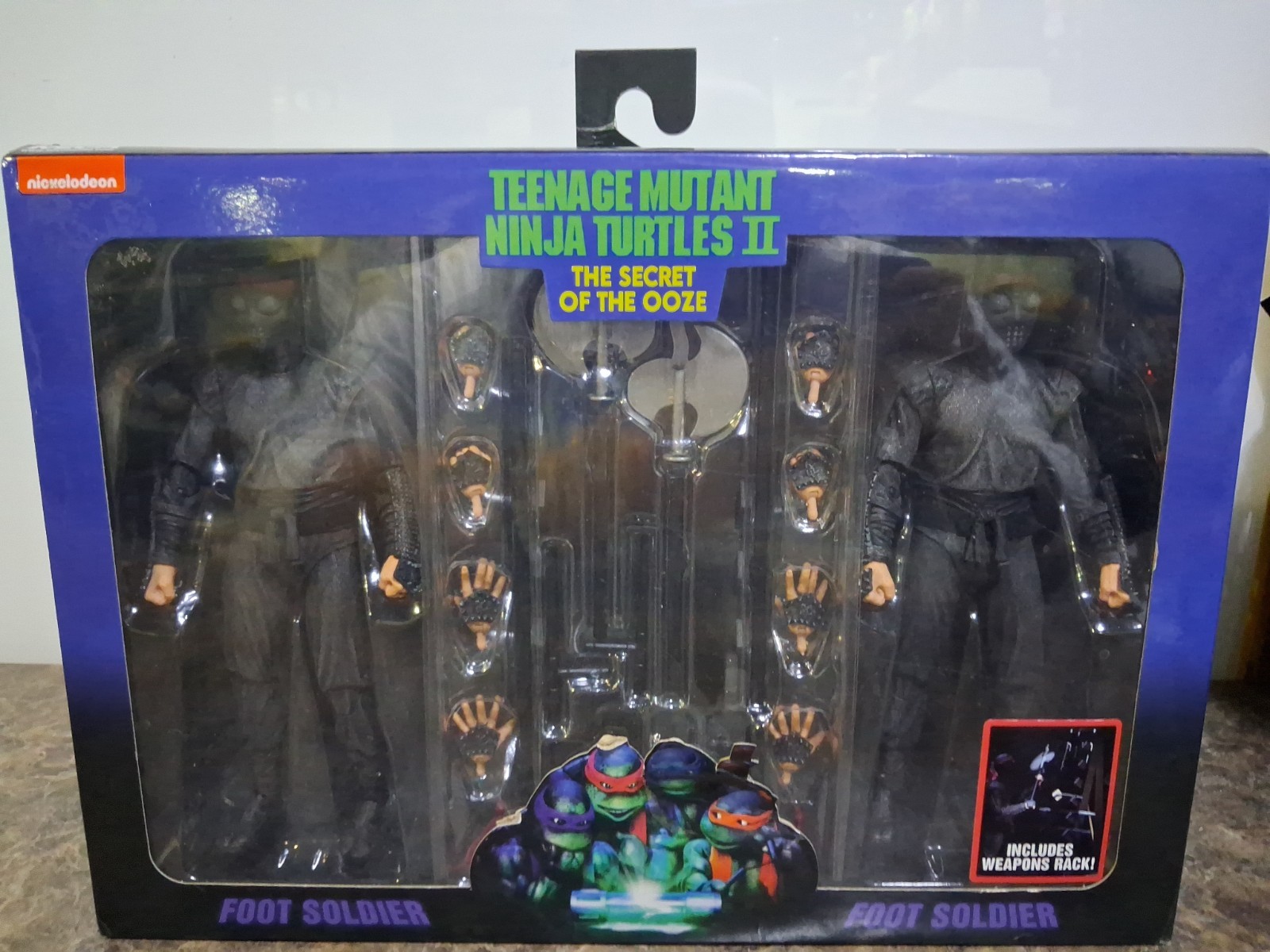 NECA Teenage Mutant Ninja Turtles 2 Secret of the Ooze Foot Soldier Figures T4 NECA Teenage Mutant Ninja Turtles 2 Secret of the Ooze Foot Soldier Figures T4