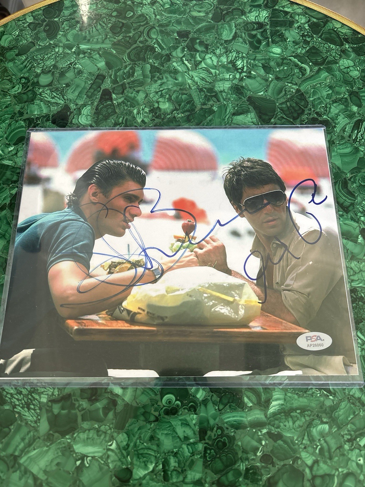 Al Pacino & Steven Bauer Signed Autographed Scarface Dual Photo Psa DNA Coa Al Pacino & Steven Bauer Signed Autographed Scarface Dual Photo Psa DNA Coa