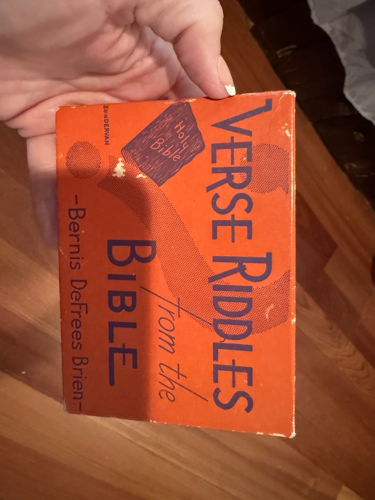 Vintage Zondervan Verse Riddle From the Bible Game, 1938 Bernis DeFrees Brien