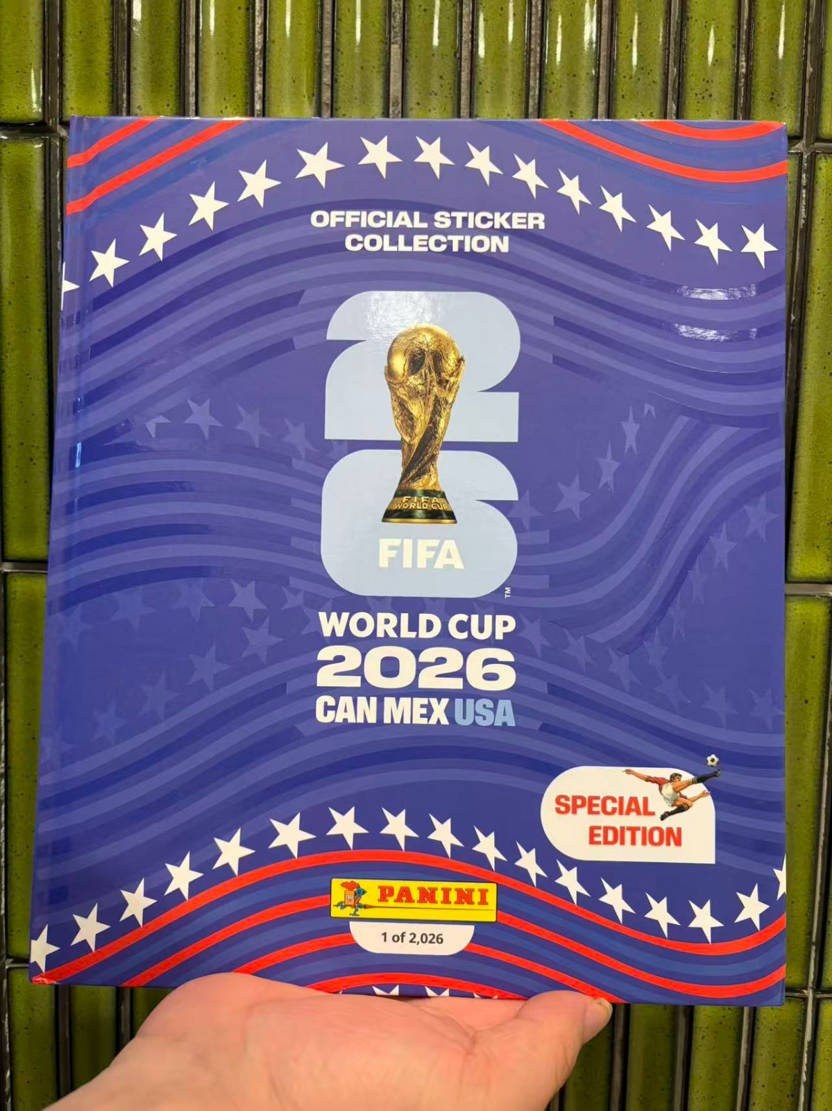 2026 Panini FIFA World Cup Hard Cover Album USA Edition Limited 1 of  NEW