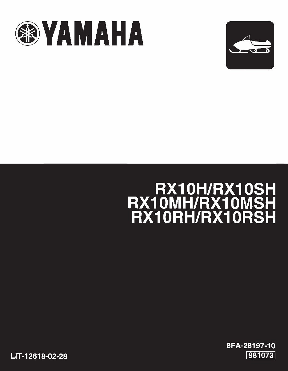 2006-10 Yamaha APEX GT / MOUNTAIN / SE / ER / RTX / RTX ER / GT 40TH ANNIVERSARY 2006-10 Yamaha APEX GT / MOUNTAIN / SE / ER / RTX / RTX ER / GT 40TH ANNIVERSARY
