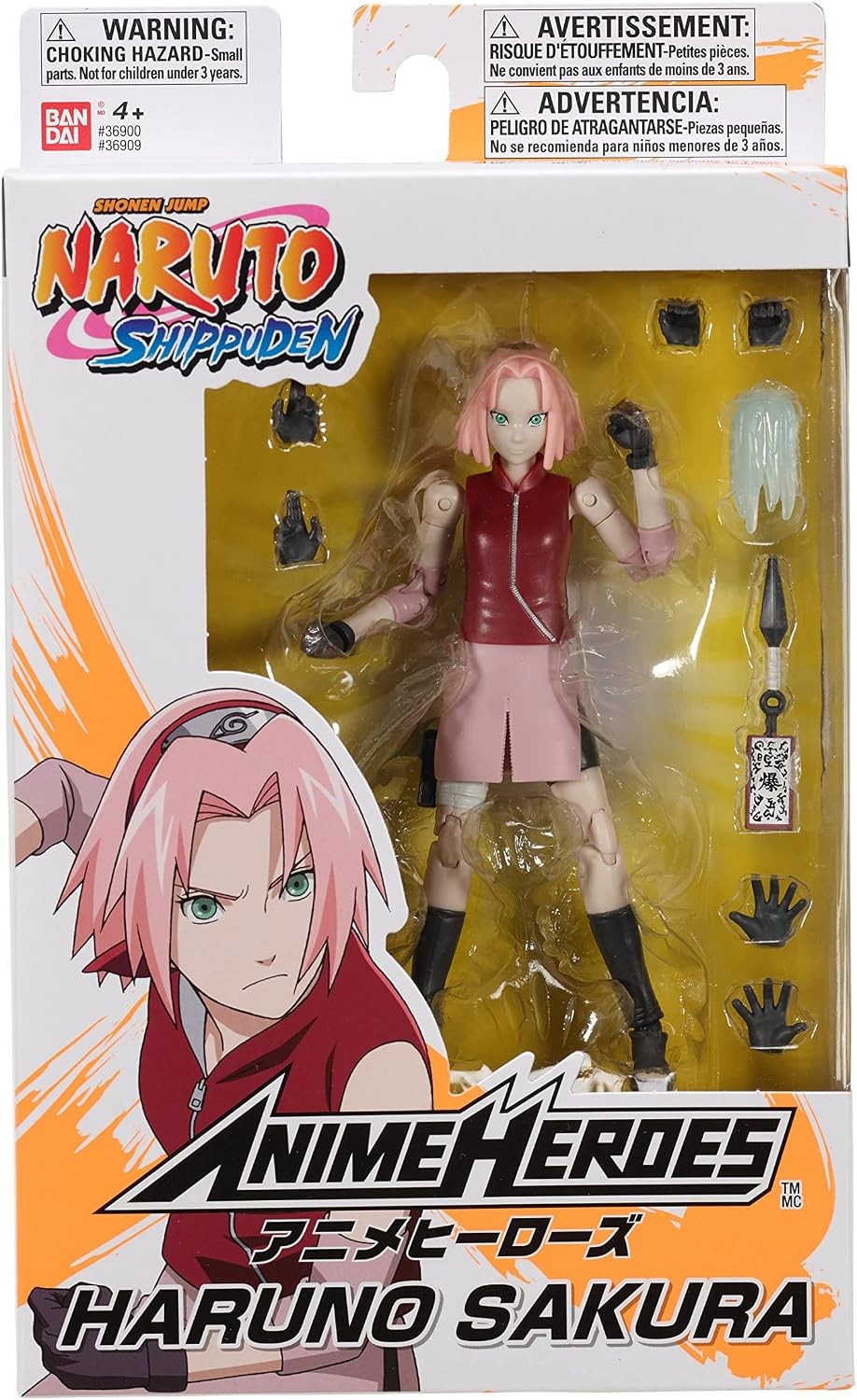ANIME HEROES - Naruto Shippuden - Haruno Sakura Action Figure - Dented Packaging