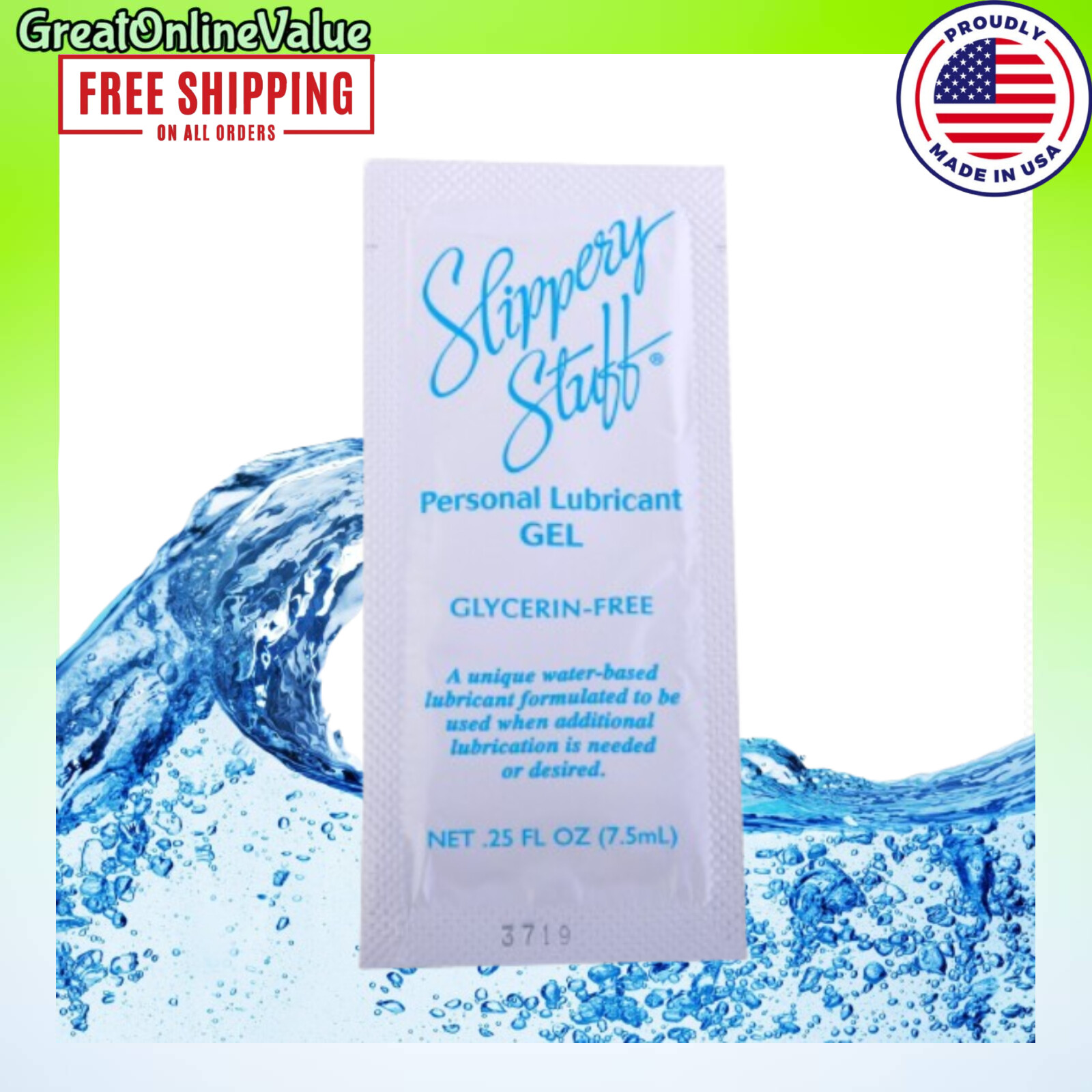 Slippery Stuff Gel Water Personal Lubricant H2O Jelly Real Feel Glide Sex Lube