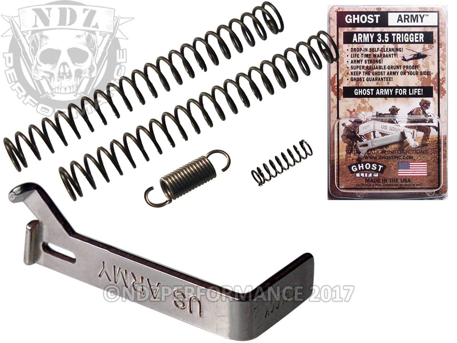 Ghost 3.5lb Army Trigger Connector Fits Glock Gen 1-4 Choose Spring Kit