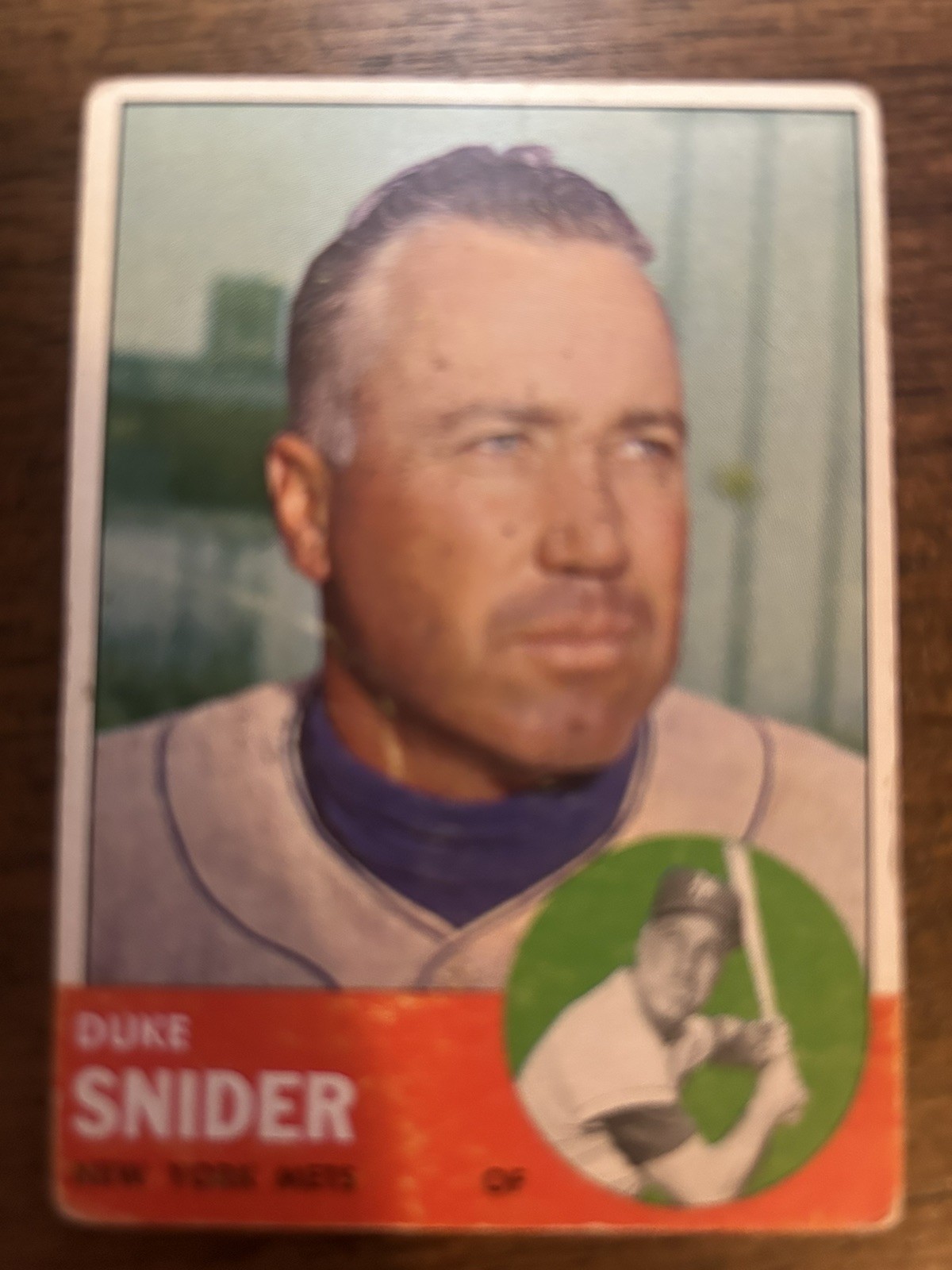 Topps 1963 High # Duke Snider #550 New York Mets MLB Baseball Card Base Topps 1963 High # Duke Snider #550 New York Mets MLB Baseball Card Base