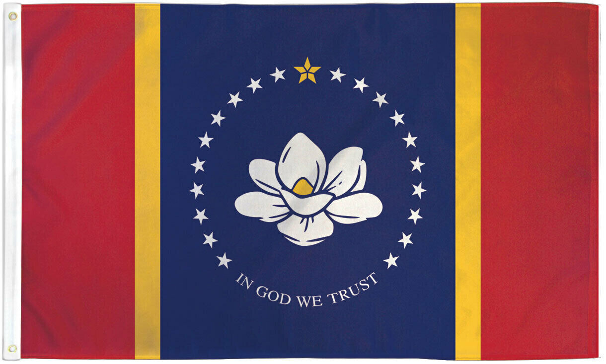 Mississippi Flag 3x5ft Flag of Mississippi Mississippian Flag 3x5 Pride MS Mississippi Flag 3x5ft Flag of Mississippi Mississippian Flag 3x5 Pride MS