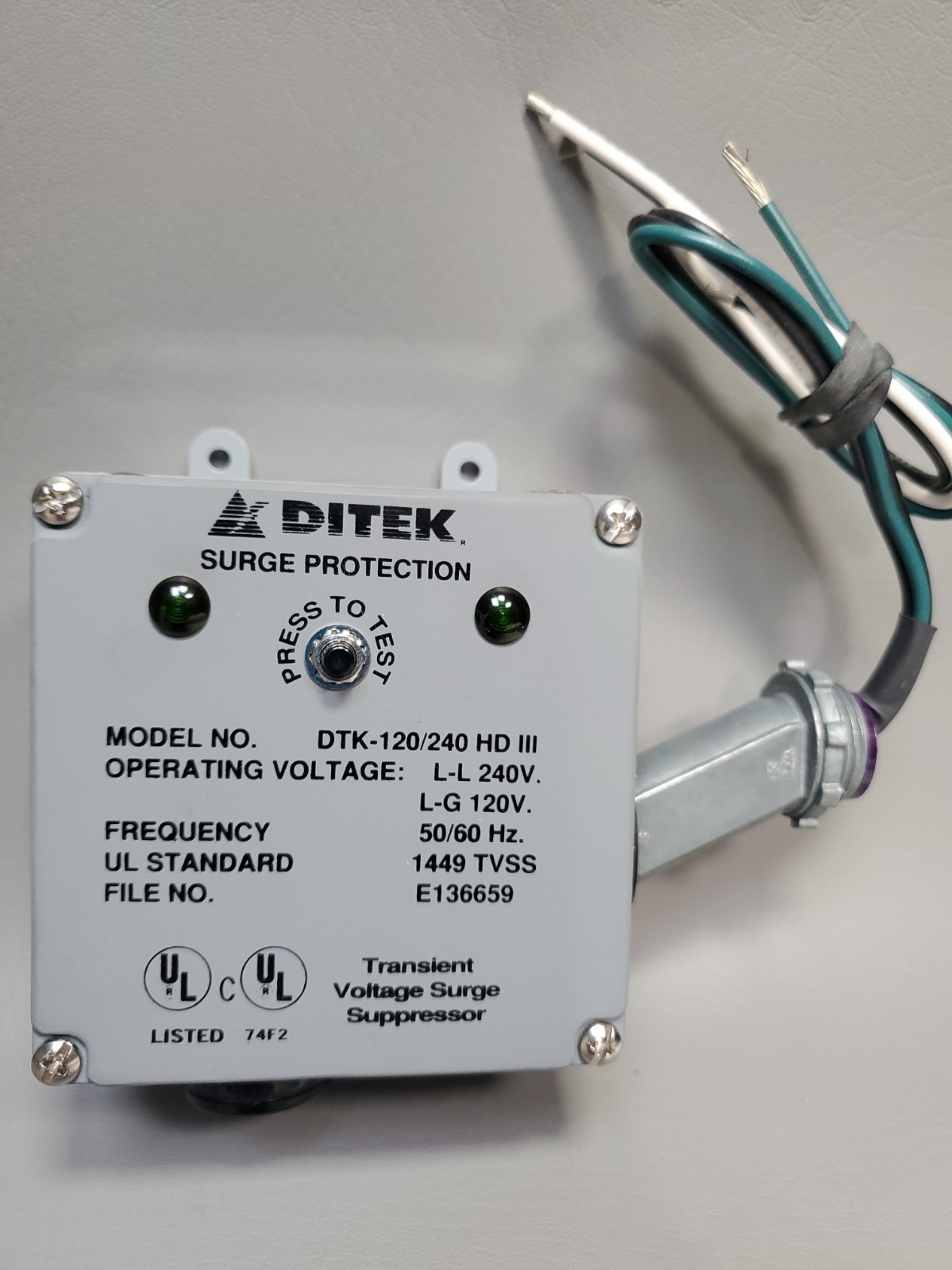 DITEK DTK-120/240HD 125KA DITEK DTK-120/240HD 125KA