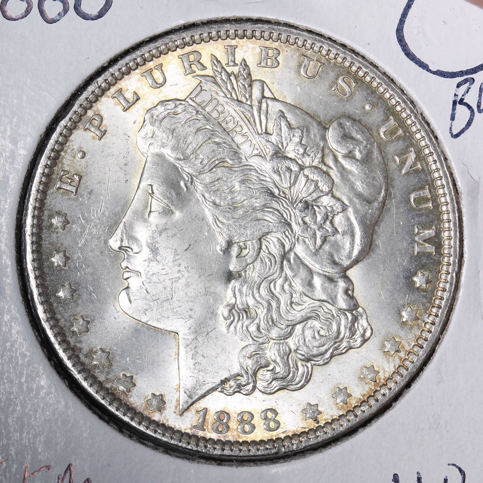 1888 Morgan Silver Dollar CHOICE BU *UNCIRCULATED* MS E186 TFM