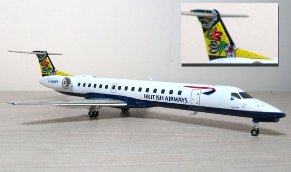 Inflight IF145007 British Airways CitiExpress ERJ-145 G-EMBH Diecast 1/200 Model