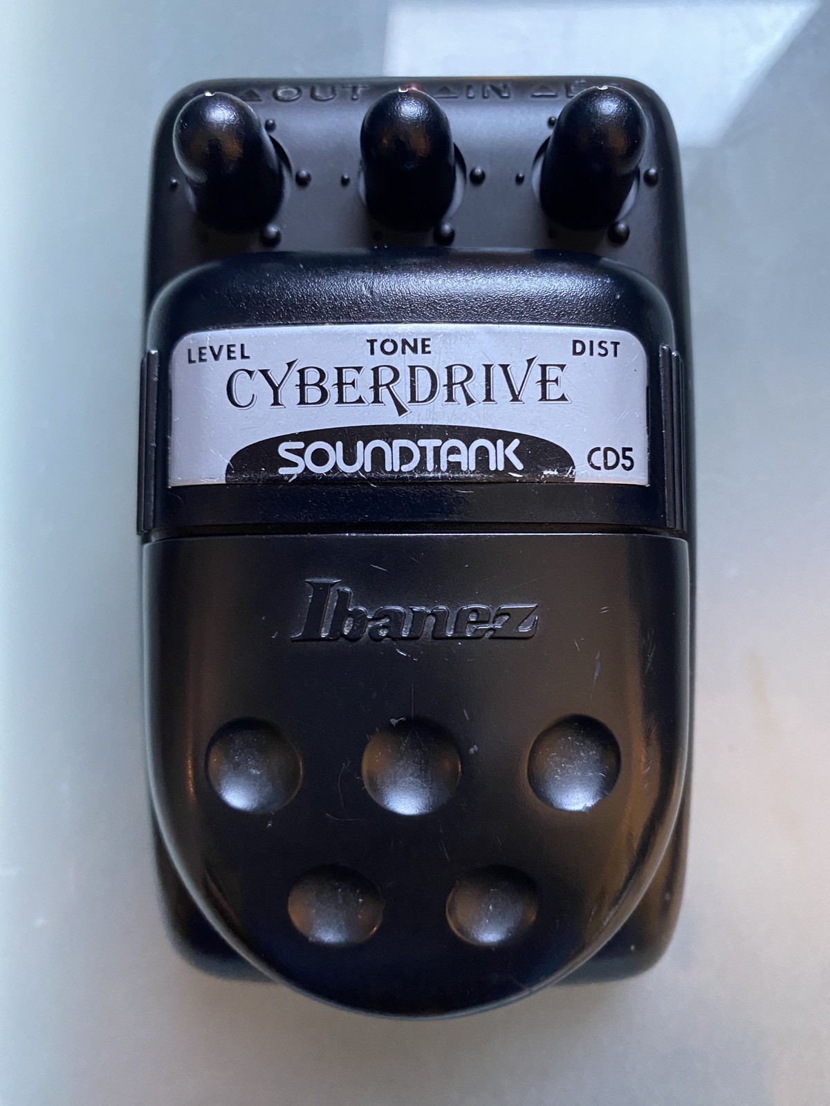 Vintage Ibanez Soundtank CD5 Cyberdrive Overdrive Guitar Effects Pedal Tested 