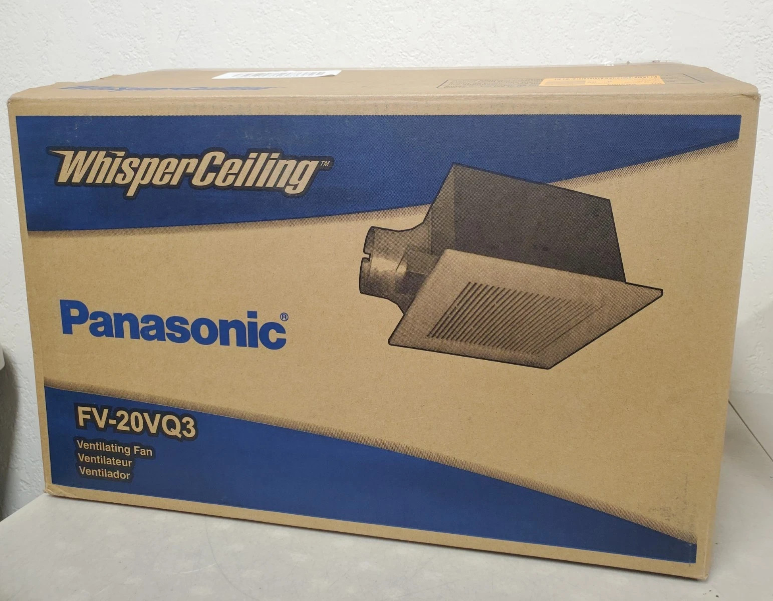 Panasonic FV-20VQ3 WhisperCeiling 190 CFM Surface Mount Bathroom Exhaust Fan