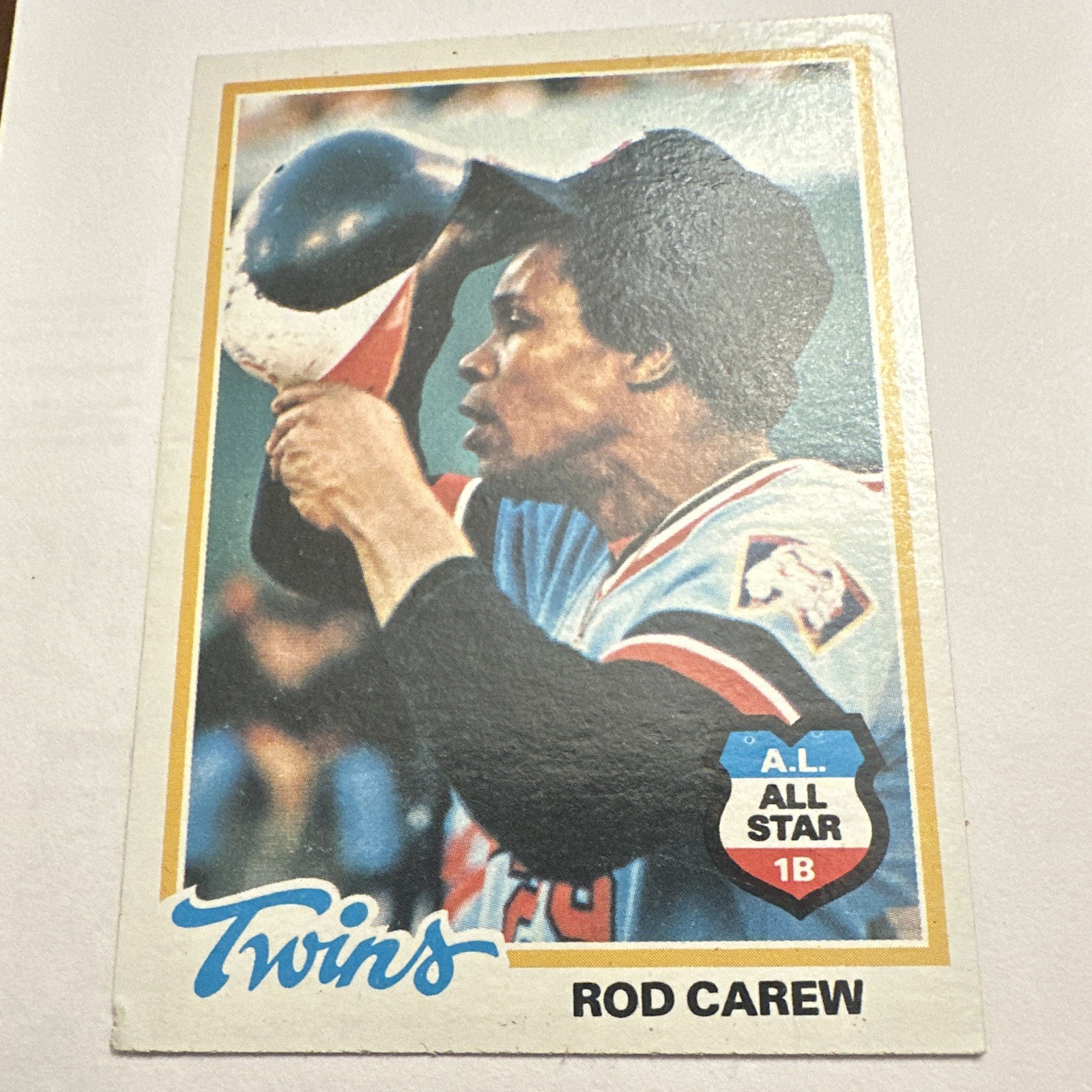 Topps 1978 Rod Carew #580 Base Set Minnesota Twins MLB Baseball Card