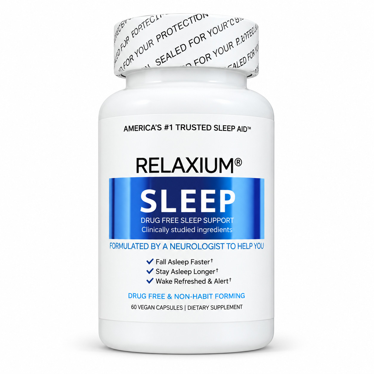 1-5 Pack Relaxium Sleep Natural Dietary Supplement for Better Sleep 60 Capsules 1-5 Pack Relaxium Sleep Natural Dietary Supplement for Better Sleep 60 Capsules