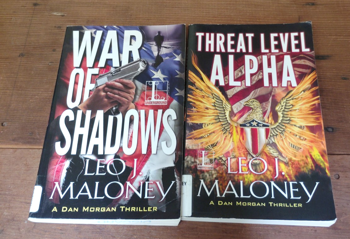 Lot Of 2 Leo J Maloney Dan Morgan Thriller Spy Books Lot Of 2 Leo J Maloney Dan Morgan Thriller Spy Books