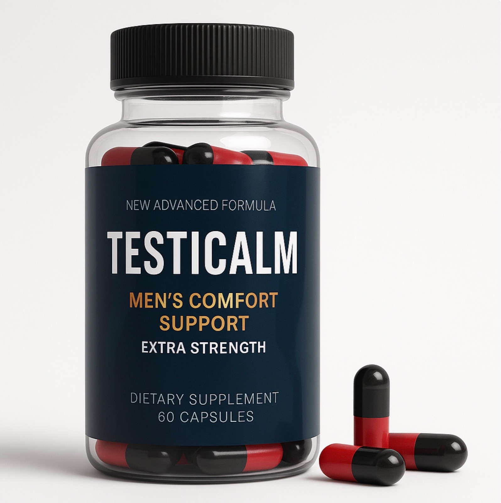 DON'T WORRY TESTICULAR FOR PAIN EVERYBODY - 60 CAPS - NEW FORMULA TESTICALM