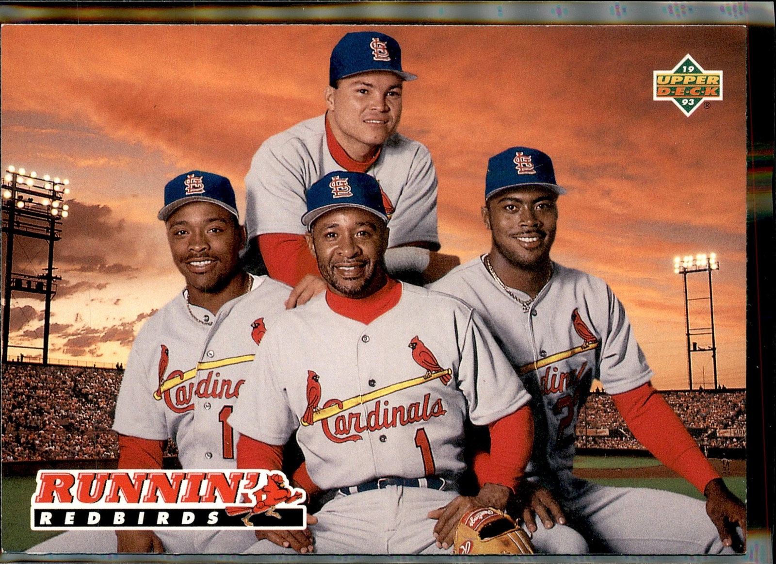 1993 Upper Deck #482 Runnin\' Redbirds 1993 Upper Deck #482 Runnin\' Redbirds