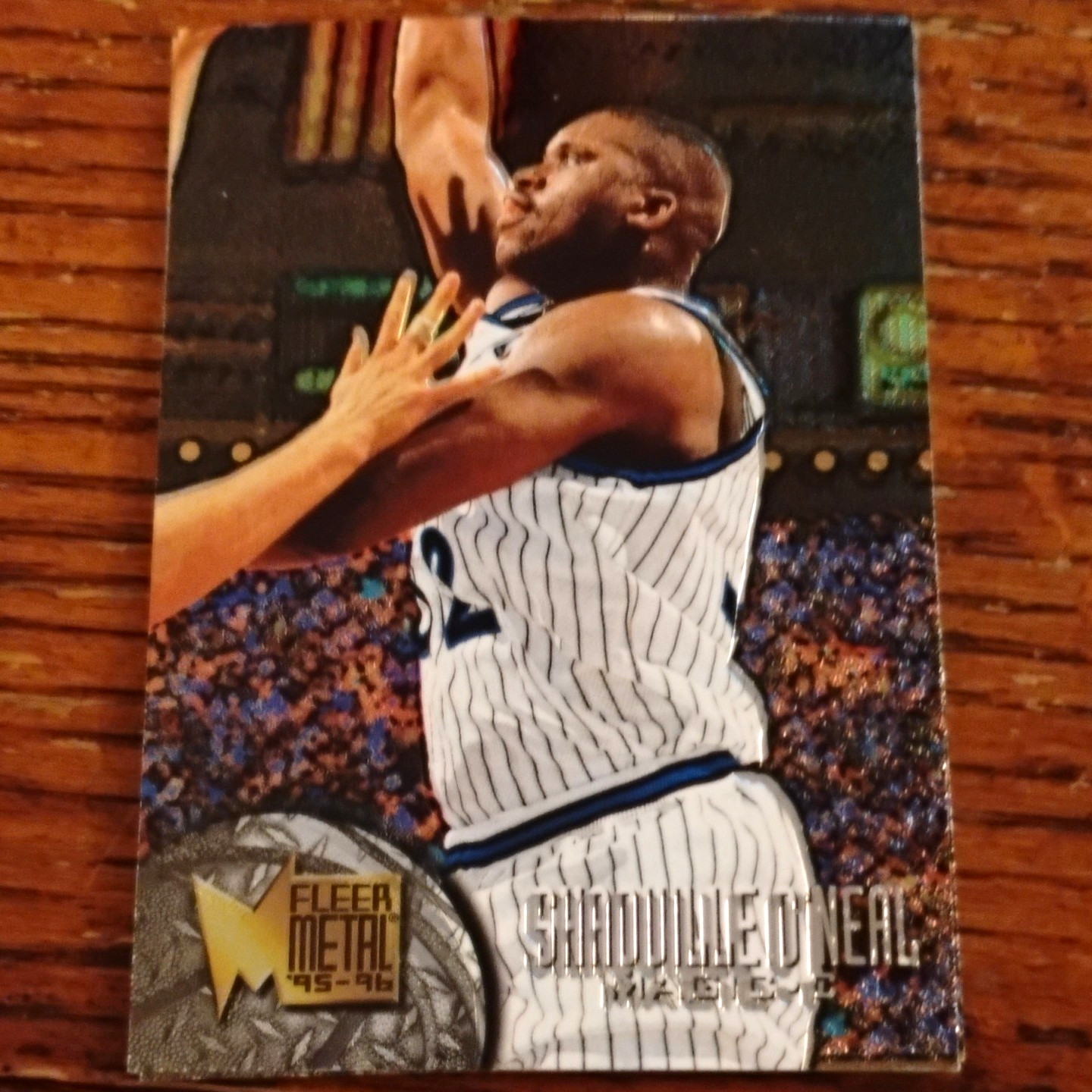 Fleer Metal 1995-96 Base Set Shaquille O'Neal #78 Orlando Magic
