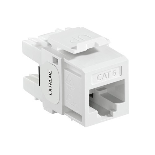 50pc Leviton Keystone eXtreme Cat 6 QuickPort Jack - White (61110-RW6 ) QTY 50