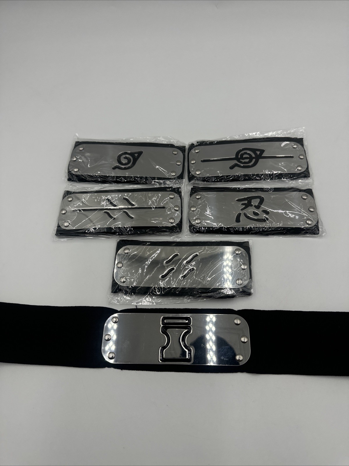 Naruto Headband Set(black) 6 Pk Naruto Headband Set(black) 6 Pk