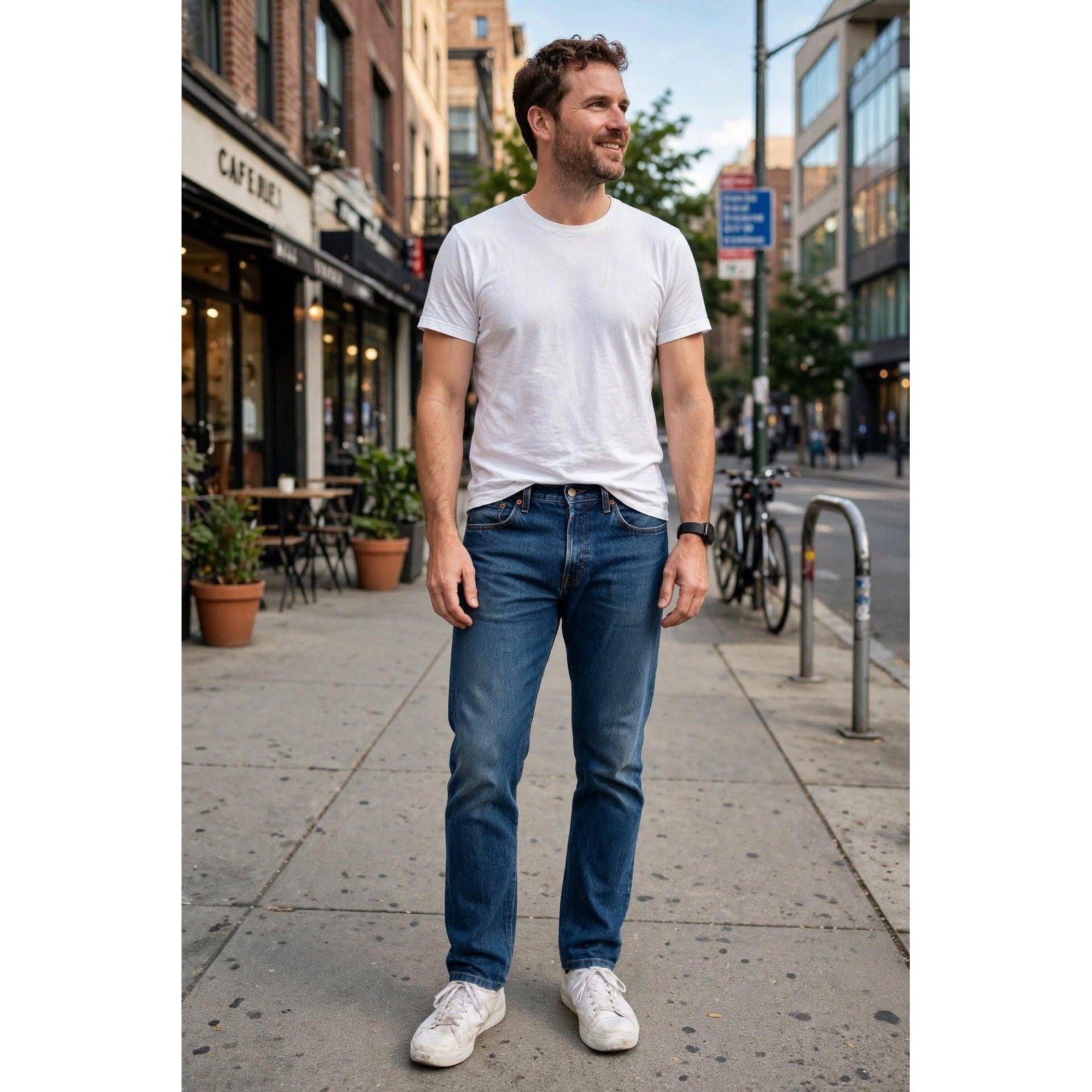Levi\'s Vtg Mens W36 L38 501XX Straight Cut Button Fly Blue Jeans USA Made