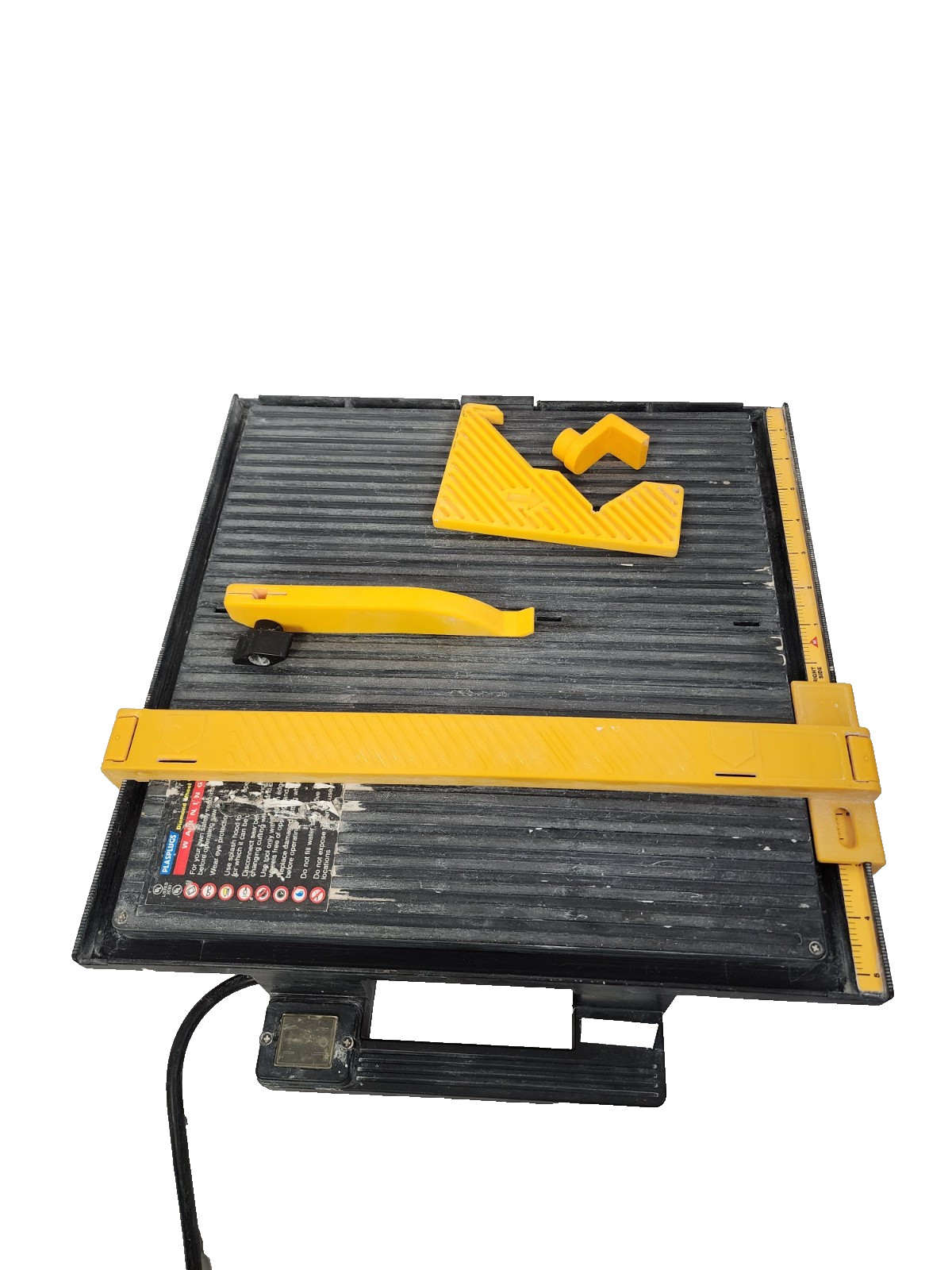 Plasplugs Diamond Wheel Wet Tile Saw Cutter 1/2 HP Plasplugs Diamond Wheel Wet Tile Saw Cutter 1/2 HP