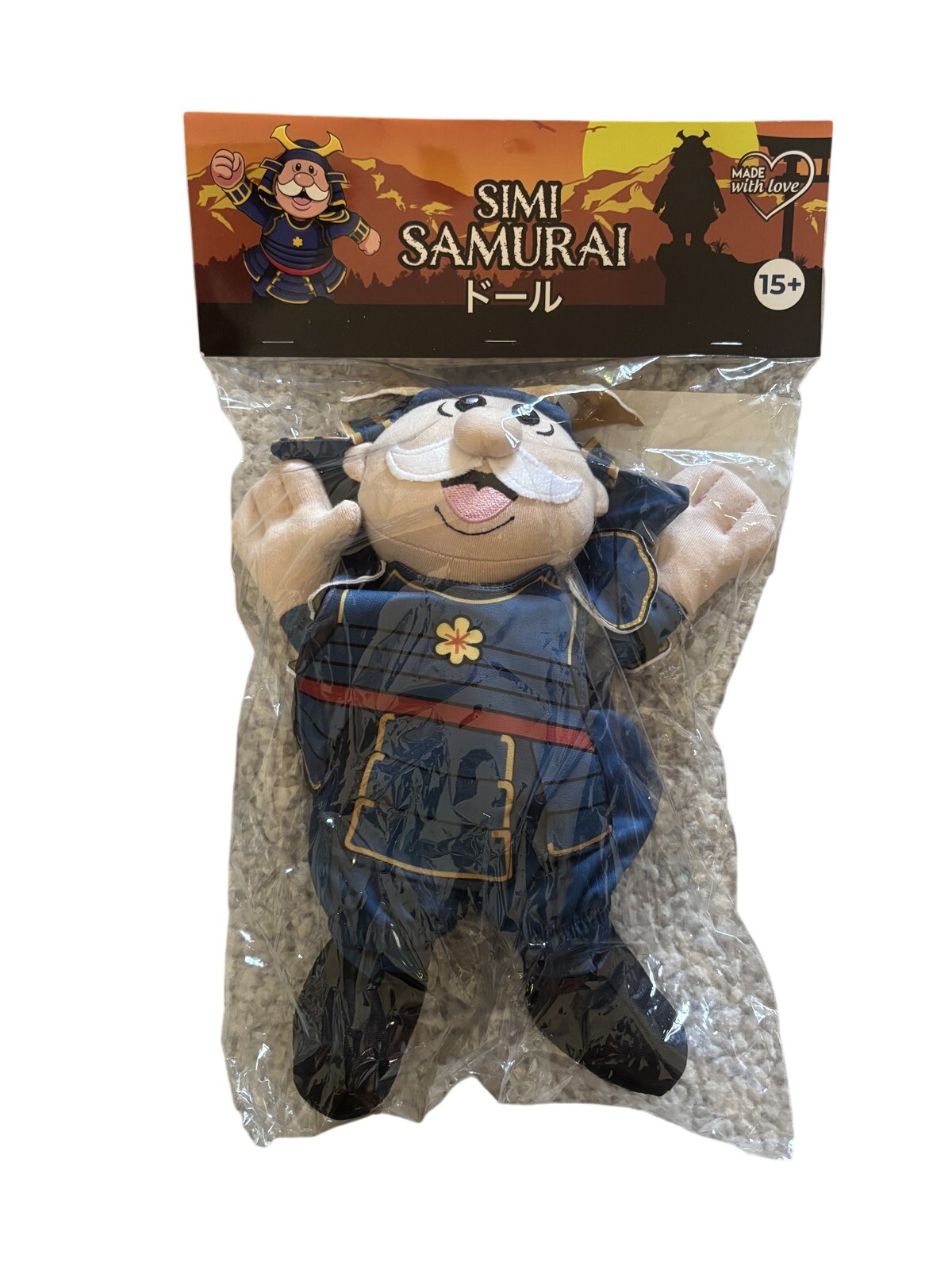 Dr. Simi Samurai Plush Toy Collectible Japan Tokyo Pop-up Exclusive