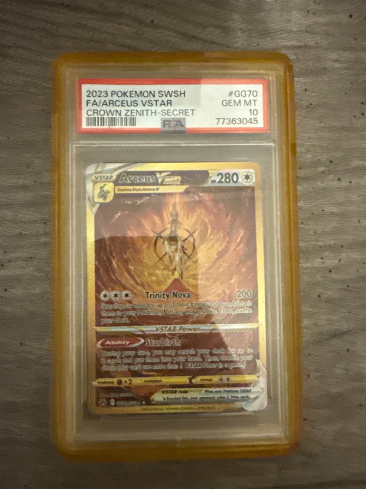 Pokemon Arceus VSTAR Secret #GG70 Crown Zenith Galarian Gallery PSA 10 Pokemon Arceus VSTAR Secret #GG70 Crown Zenith Galarian Gallery PSA 10