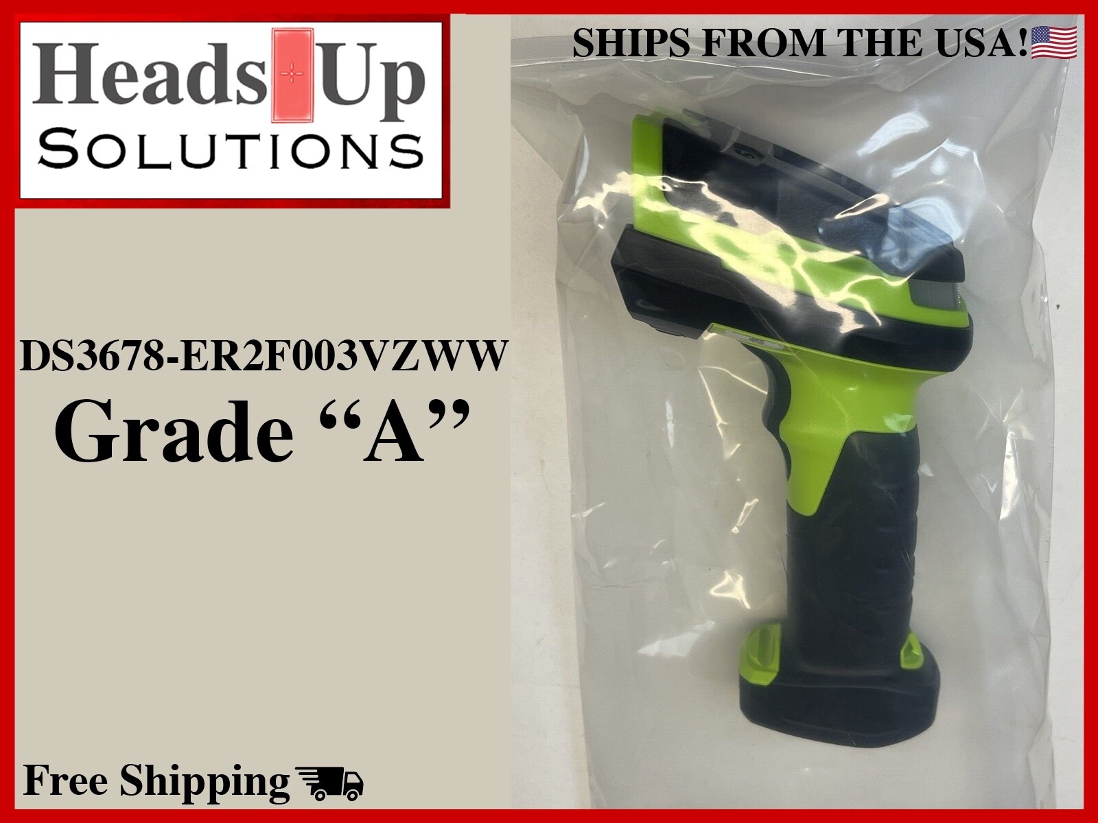ZEBRA DS3678-ER - DS3678-ER2F003VZWW  REFURBISHED w/ Battery  USA SHIPPER