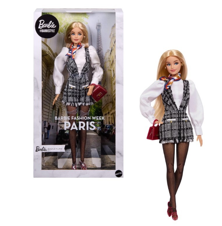 Barbie Signature Collectible Fashion Doll, BarbieStyle Fashion Week Doll Paris 