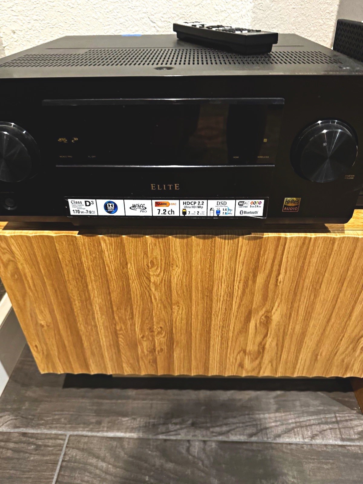 Pioneer Elite SC-91 7.2ch A/V Receiver Dolby Atmos Class D AM/FM Black
