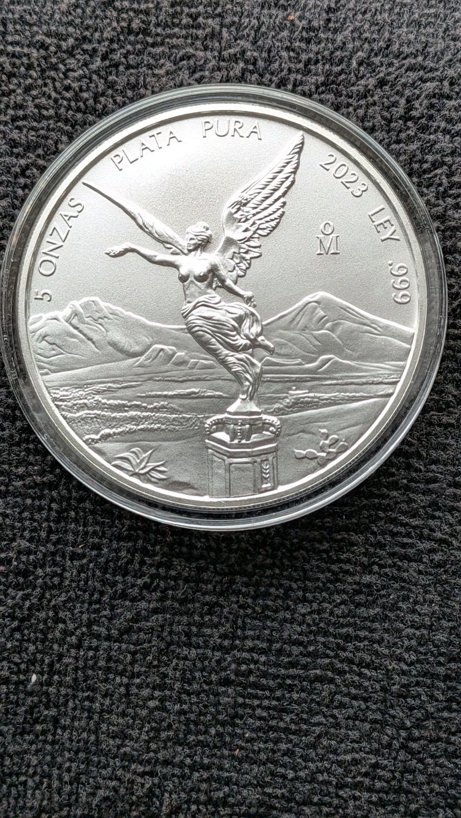 2023 MEXICO 5 onza LIBERTAD SILVER COIN, BU 2023 MEXICO 5 onza LIBERTAD SILVER COIN, BU