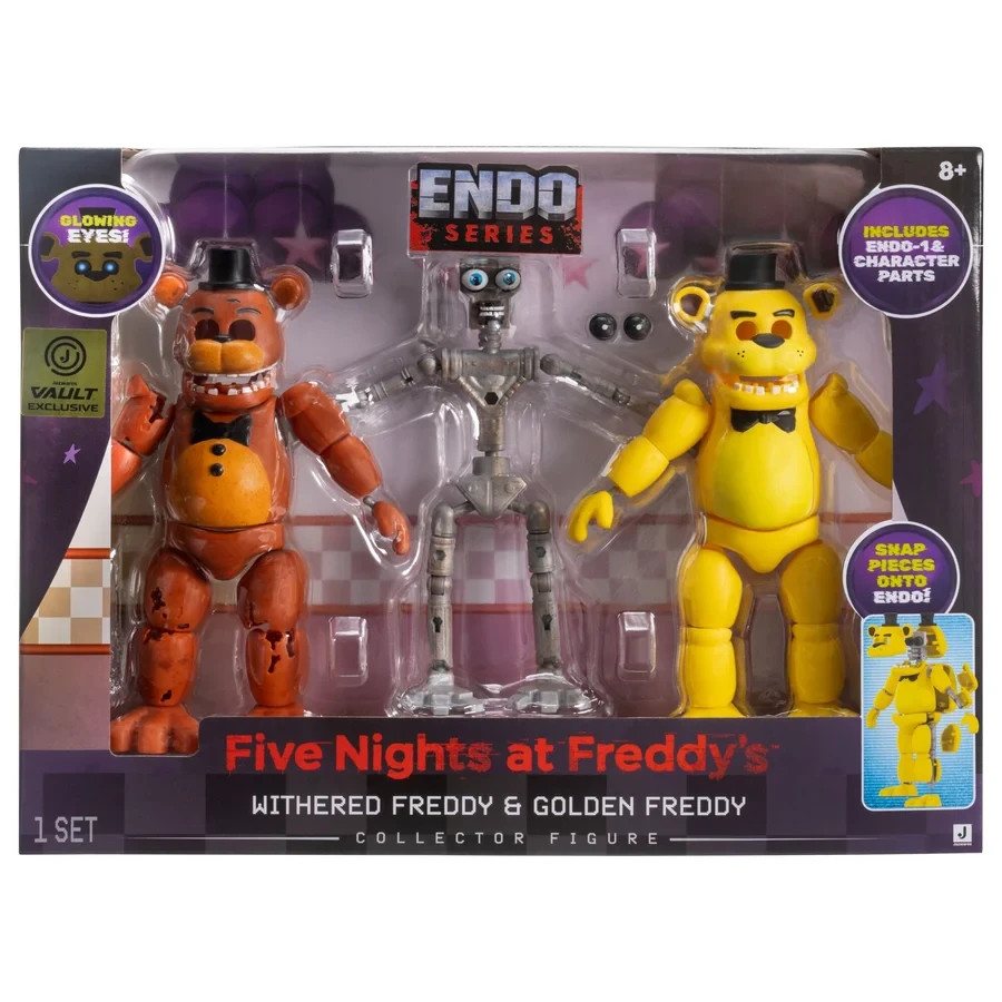 Five Nights at Freddy’s Endo-01 Withered Freddy and Golden Freddy PRE ORDER Five Nights at Freddy’s Endo-01 Withered Freddy and Golden Freddy PRE ORDER