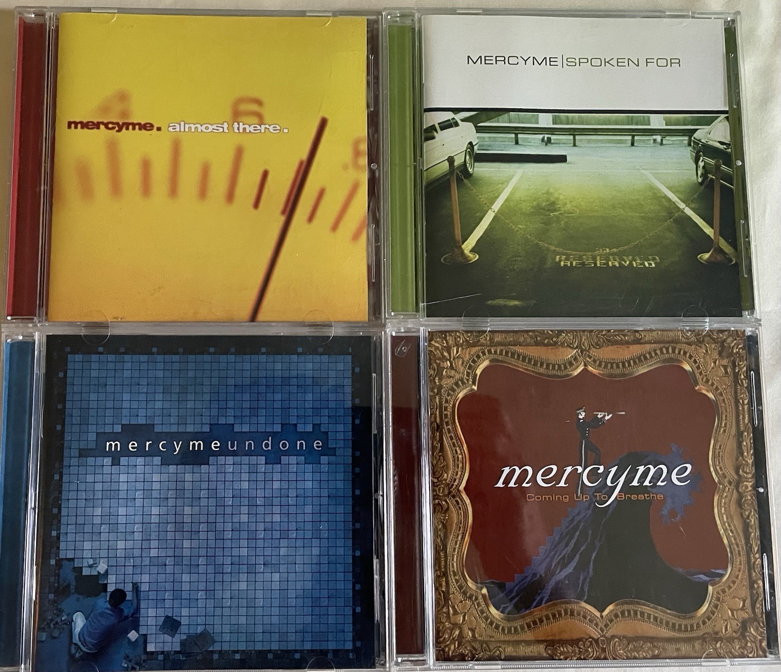 MercyMe CD Lot (4) Almost There, Spoken For, Undone, MercyMe Christian 2001 iNO