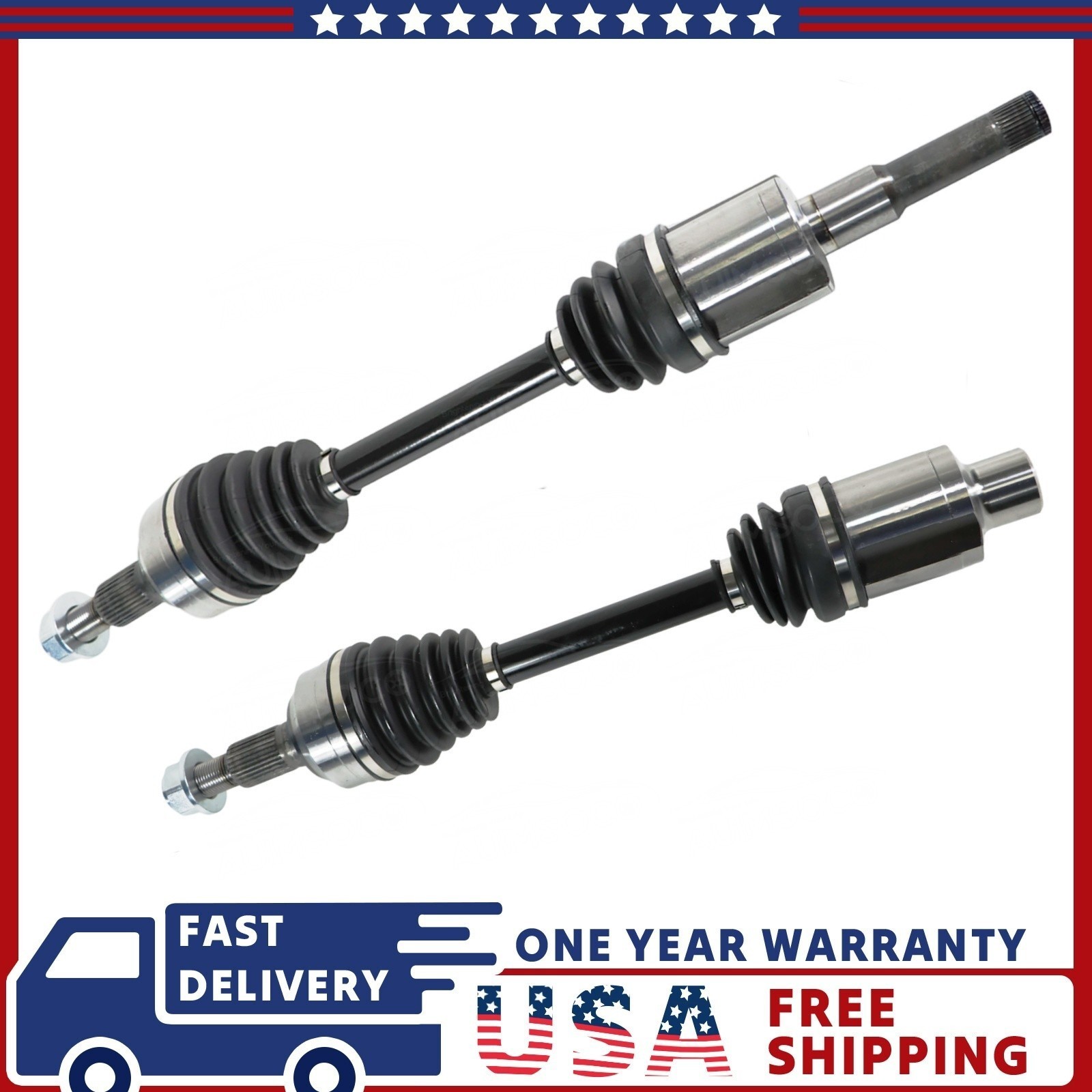 2x para Chevy Equinox 2010-2016 2.4L delantero izquierdo y derecho auto CV ejes