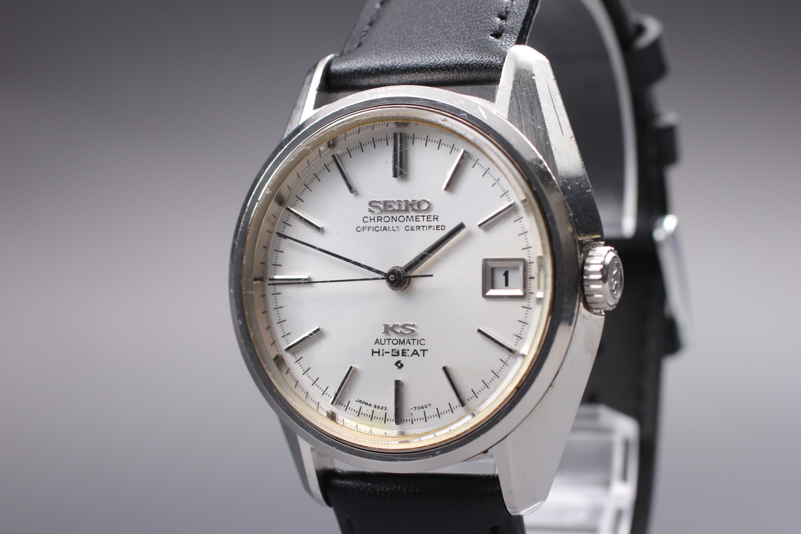 [Exc+5] Vintage King Seiko 5625-7041 Chronometer Automatic Hi-Beat From JAPAN