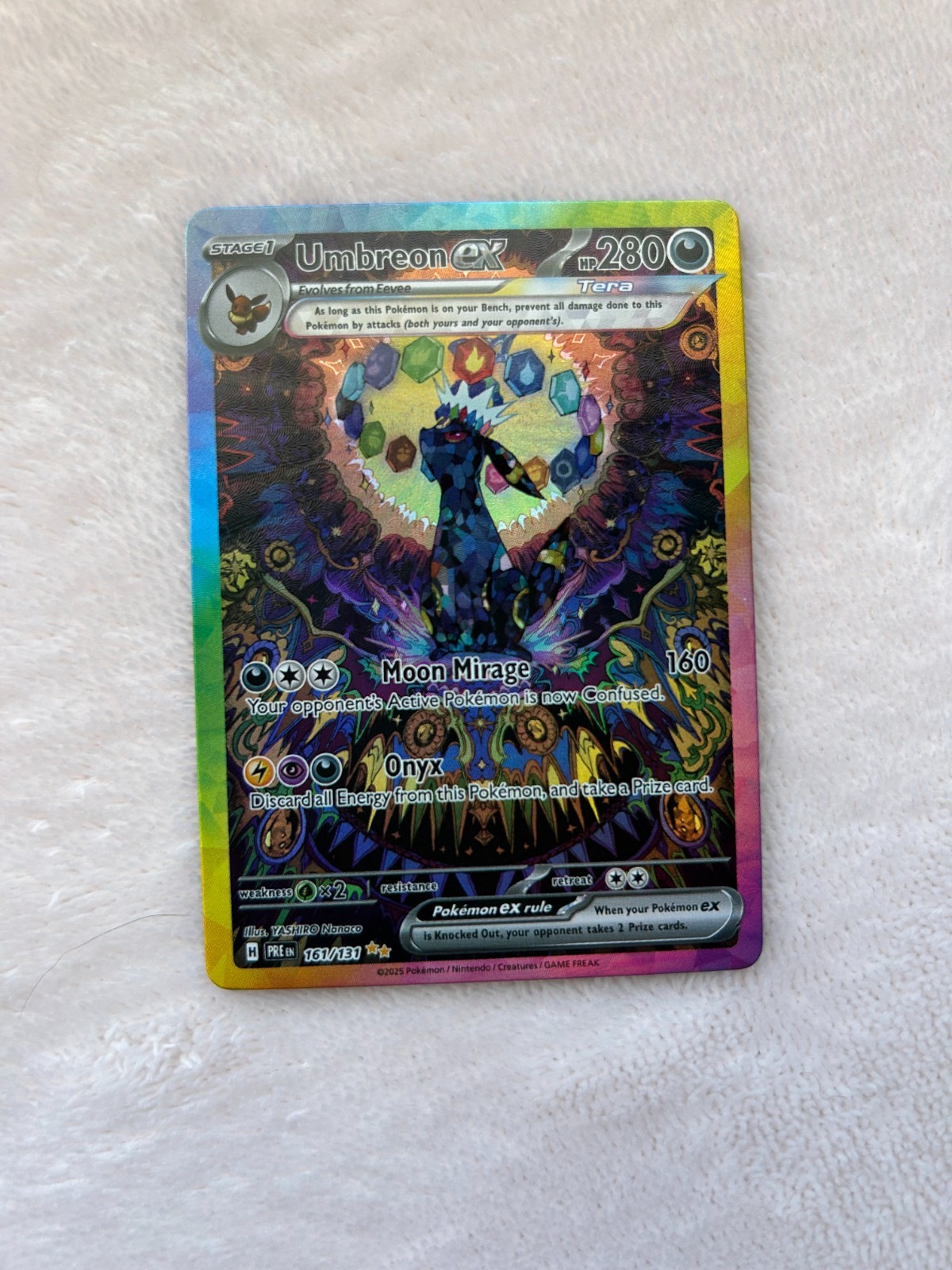 Umbreon ex 161/131 Art Display Piece Standalone Single - (Read Description) Umbreon ex 161/131 Art Display Piece Standalone Single - (Read Description)