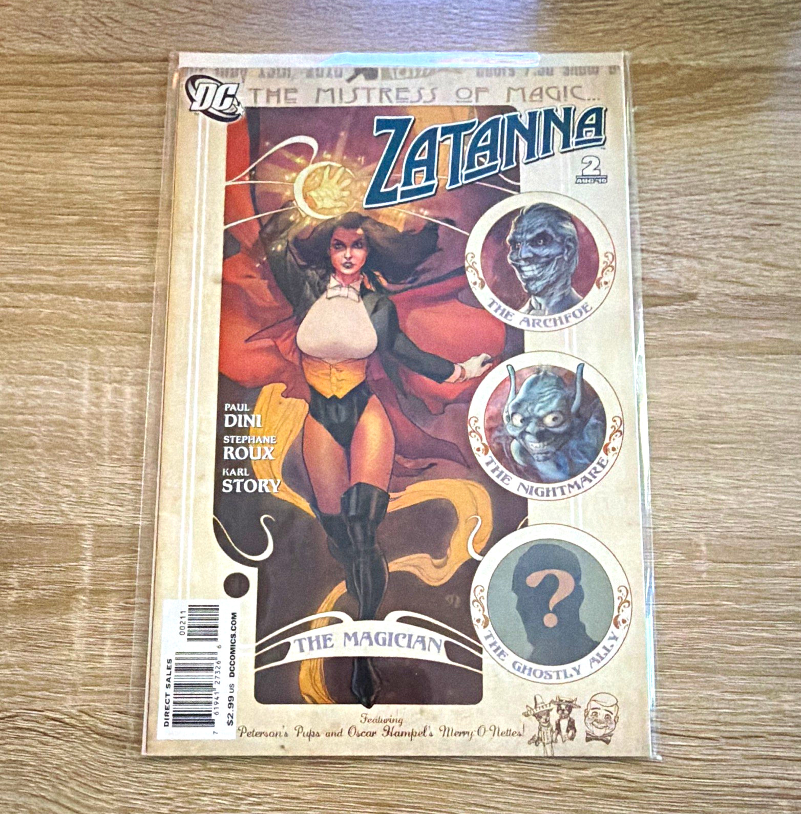 DC Comics Zatanna #2 - The Magician (Paul Dini, Stéphane Roux, Karl Story)