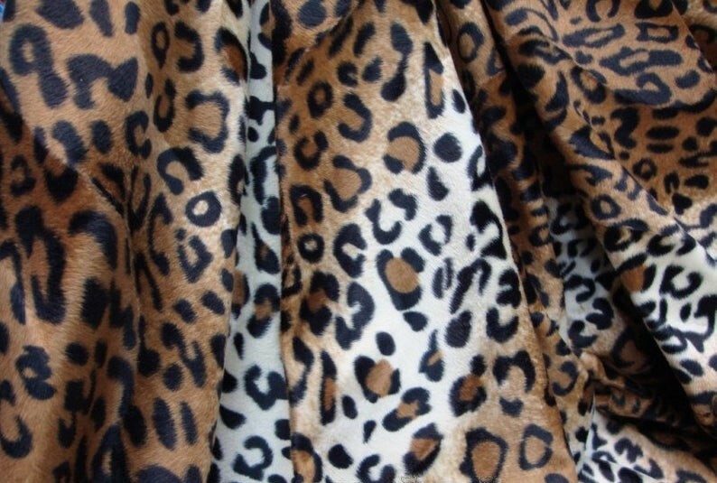 Brown Leopard Velboa upholstery Fabric per yard 60” wide Brown Leopard Velboa upholstery Fabric per yard 60” wide