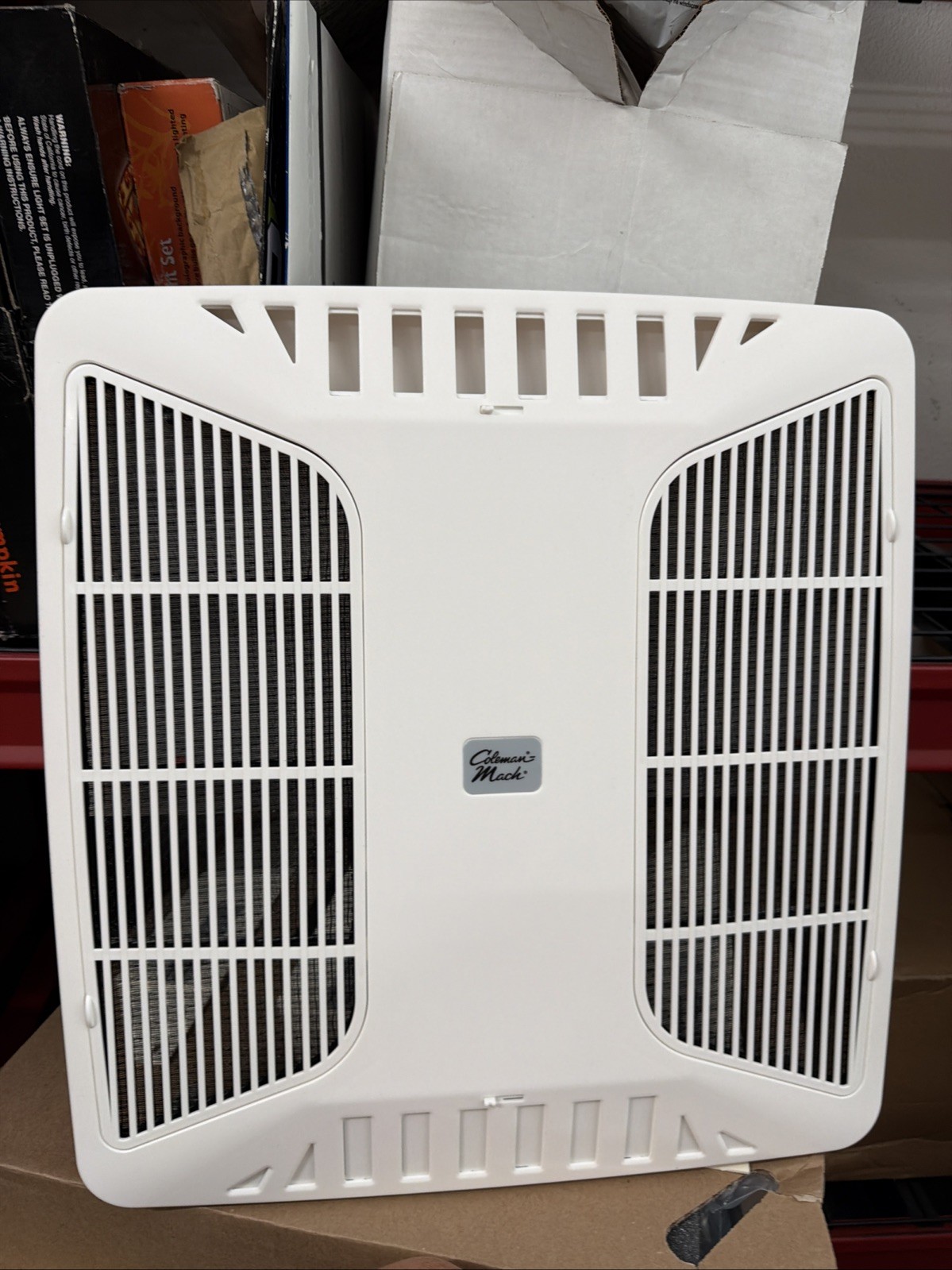 Coleman 8430-6334 Ceiling Assembly Mach AC Chill Grill White, RV Trailer Camper Coleman 8430-6334 Ceiling Assembly Mach AC Chill Grill White, RV Trailer Camper