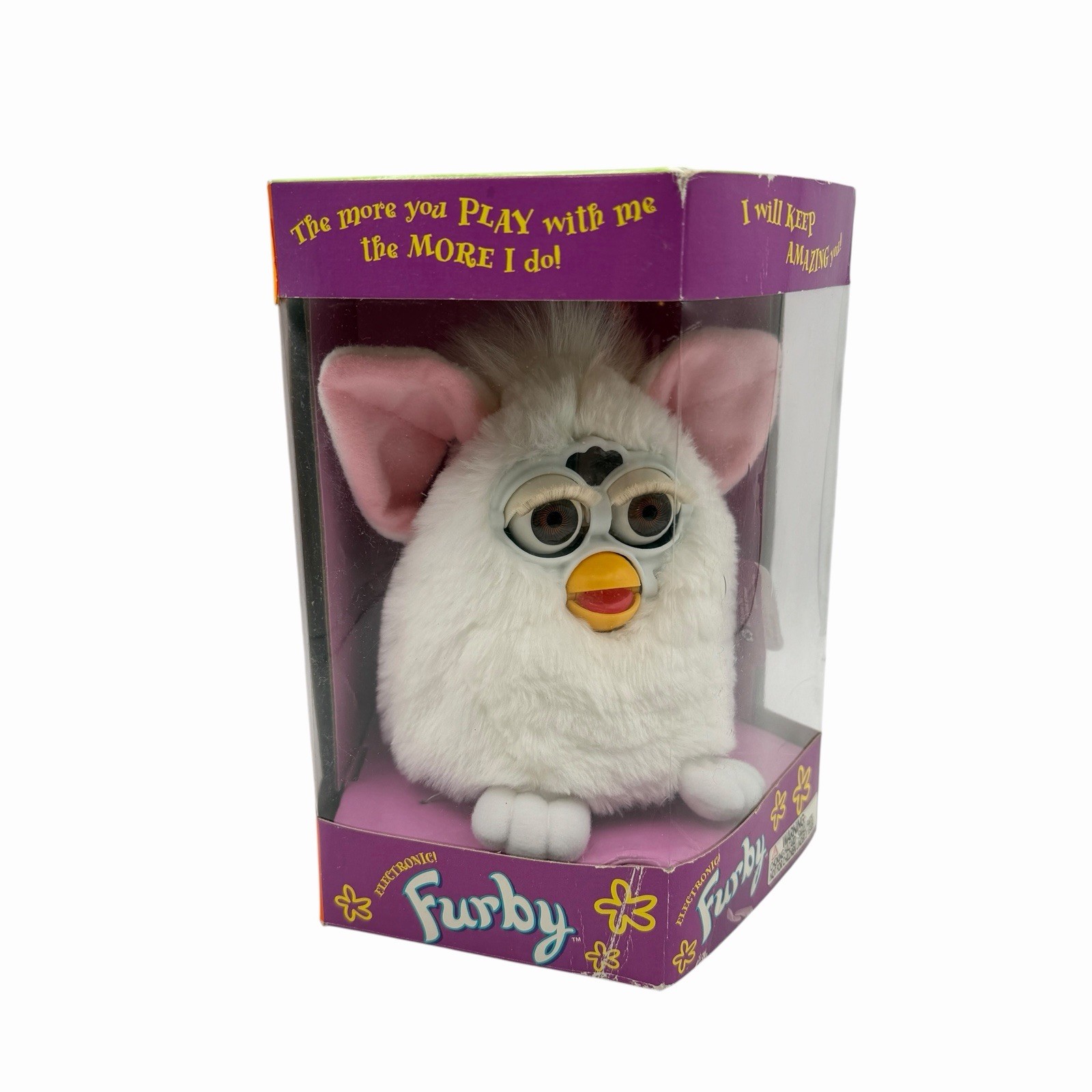 Vintage 1998 Original Furby White Snowball Model 70-800 IN BOX 1st Edition Vintage 1998 Original Furby White Snowball Model 70-800 IN BOX 1st Edition