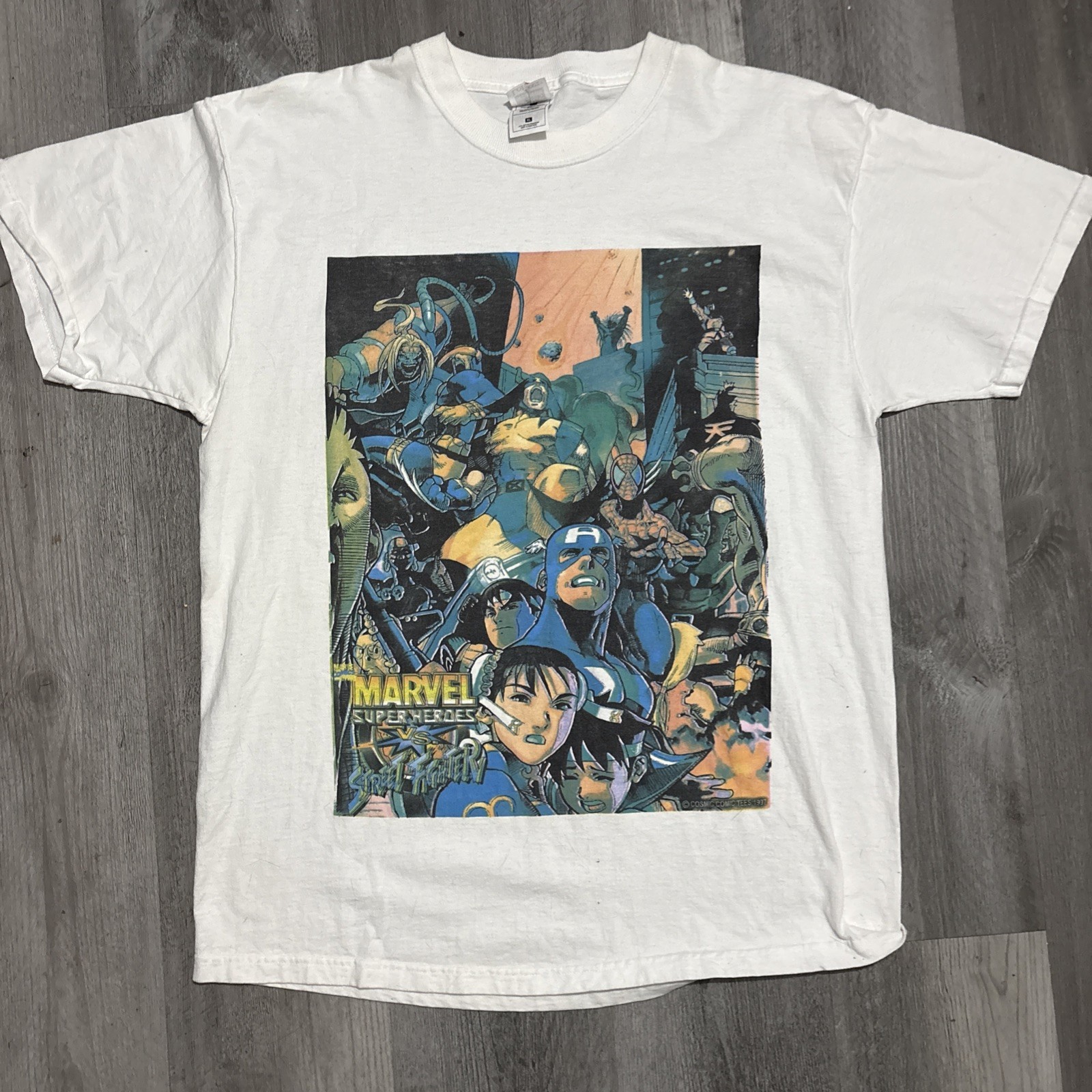 VTg 1990s Marvel Vs Street Fighter XL Tee GREAT CONDITION NO DISTRESS/DAMAGE