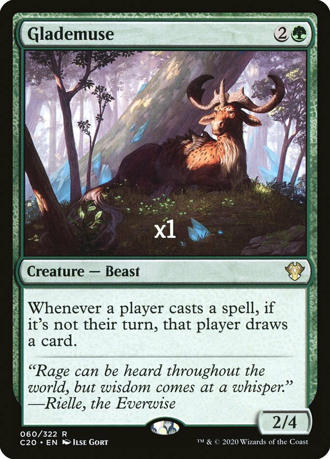 MTG Commander 2020 C20 Glademuse MINT