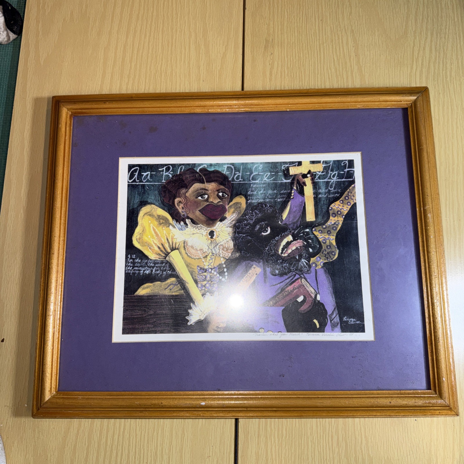 Leticia Tarrago Signed Colored Etching Limited Edition 2/30 \ Leticia Tarrago Signed Colored Etching Limited Edition 2/30 \