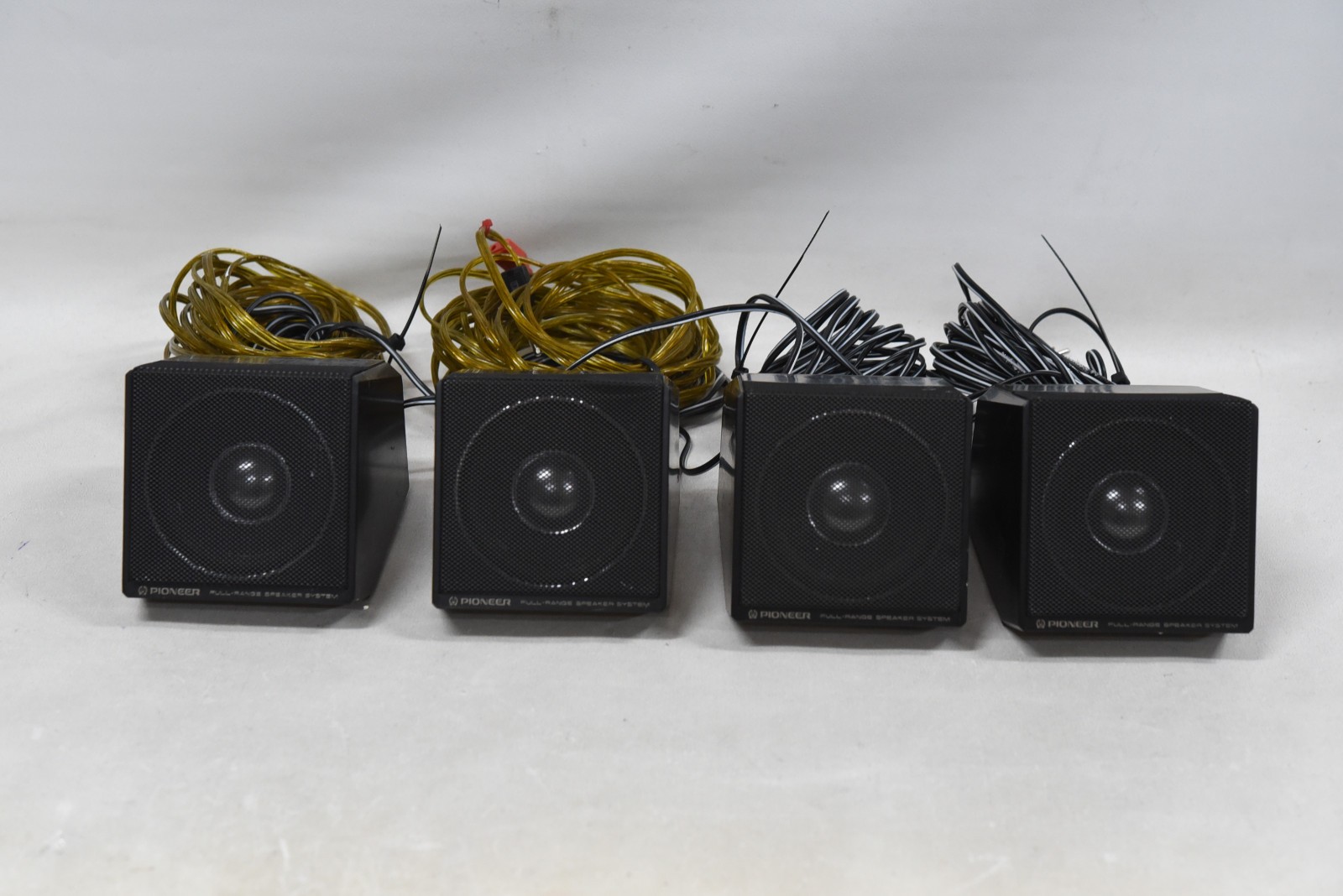 4 Pioneer S-X1A Full-Range Surround Satellite Speakers - Vintage Japan 1980s
