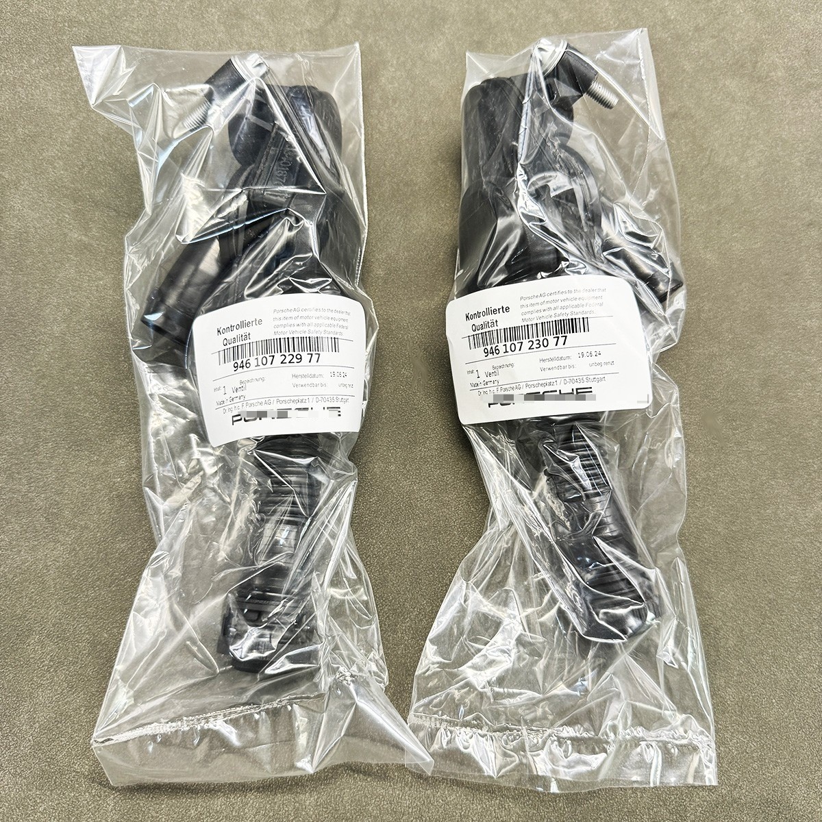 New 2PCS L&R PCV Engine Crankcase Vent Valves For Porsche Macan Panamera Cayenne
